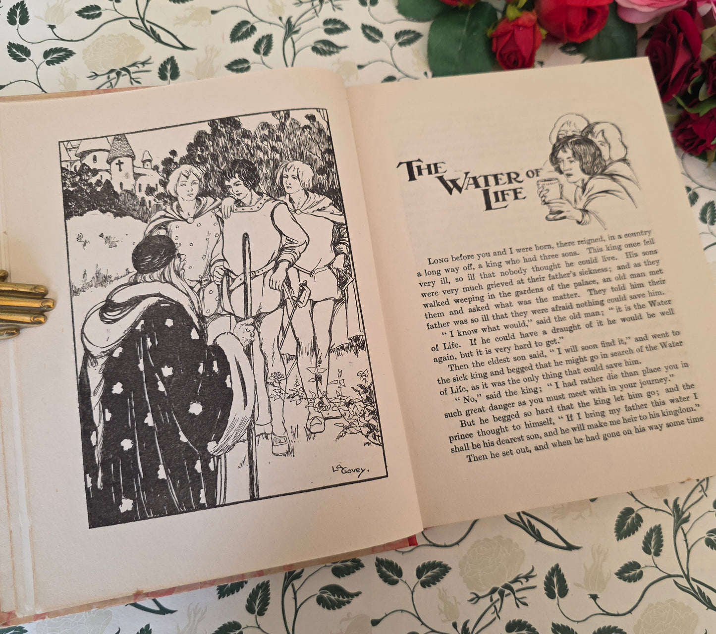 c1912 The Rose Book of the Fairies - Illustrated Antique Book