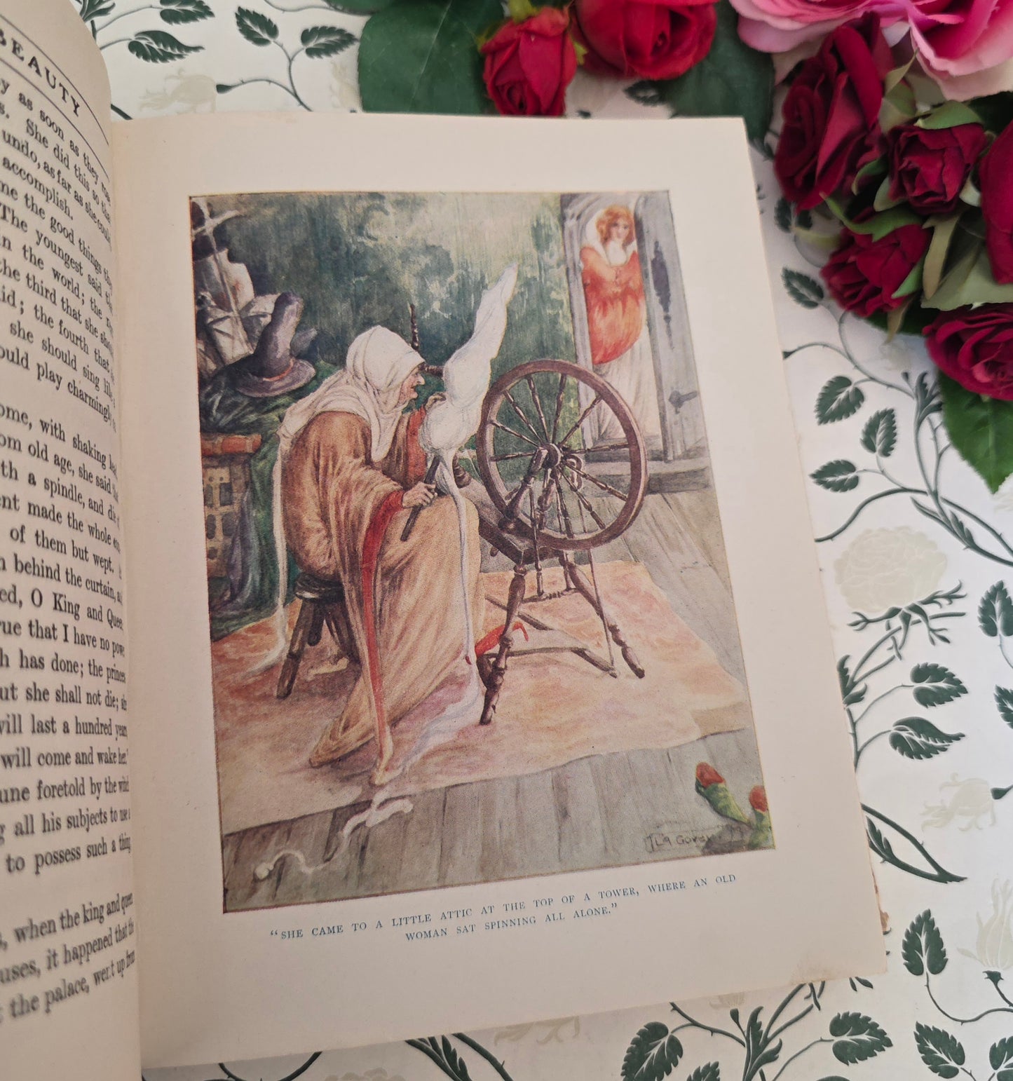 c1912 The Rose Book of the Fairies - Illustrated Antique Book