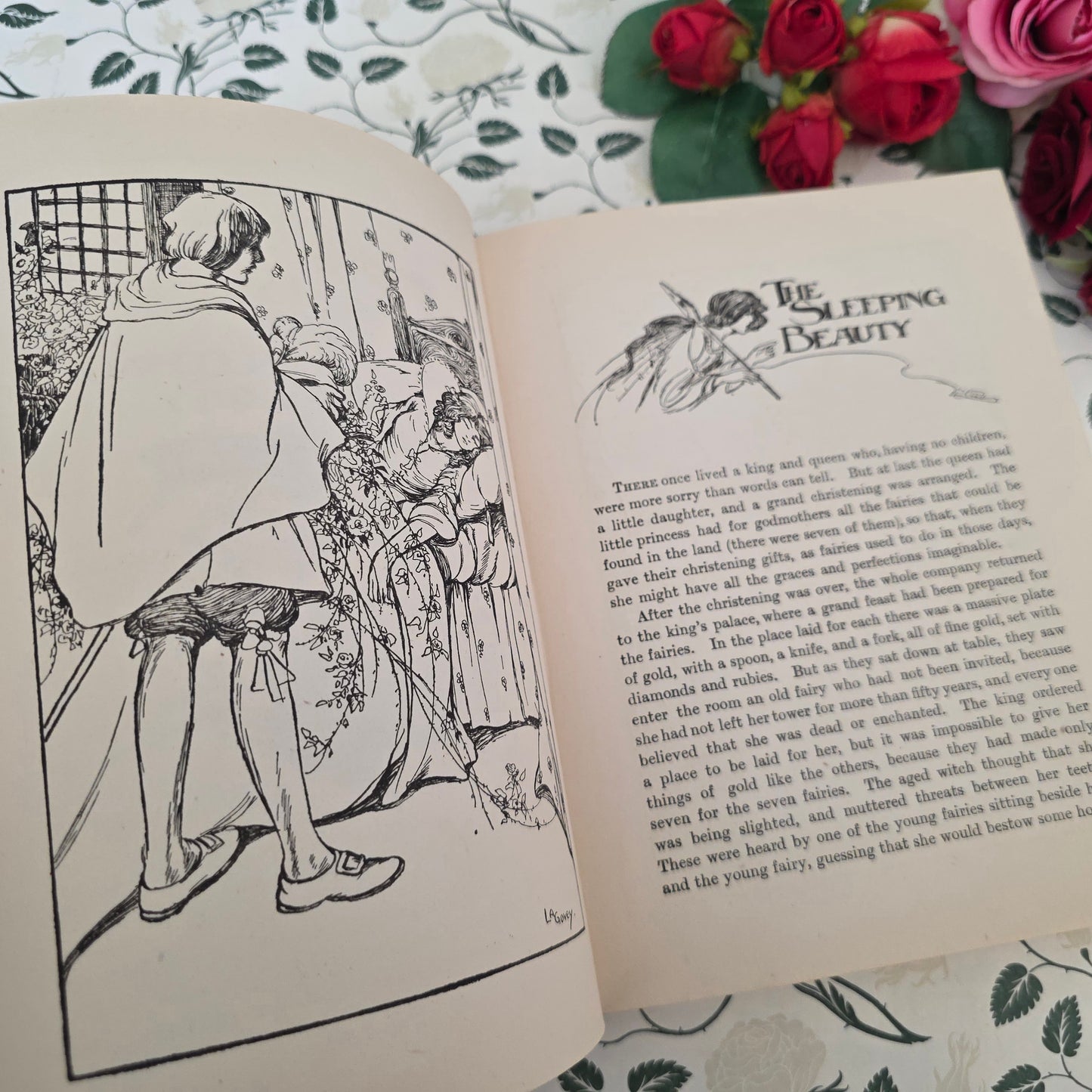 c1912 The Rose Book of the Fairies - Illustrated Antique Book