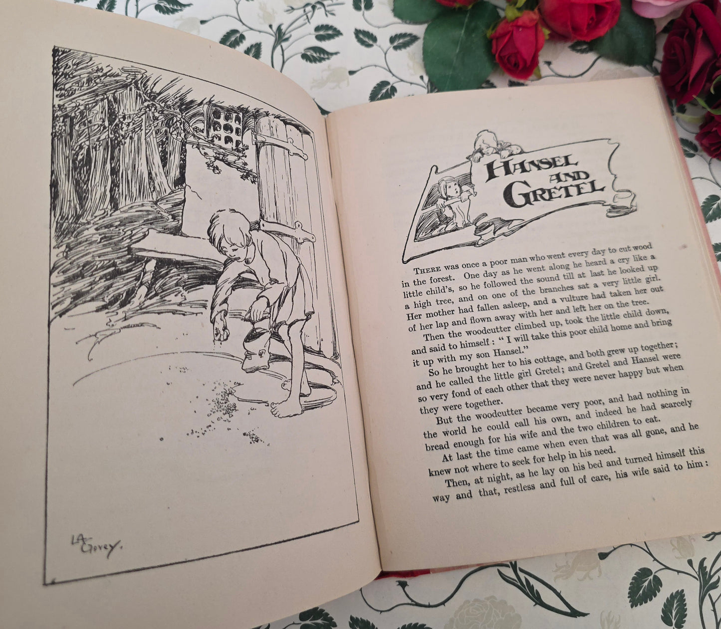 c1912 The Rose Book of the Fairies - Illustrated Antique Book