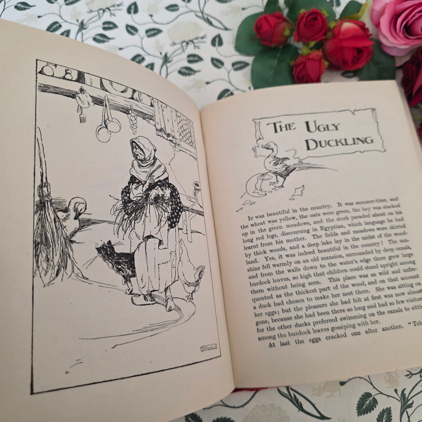 c1912 The Rose Book of the Fairies - Illustrated Antique Book