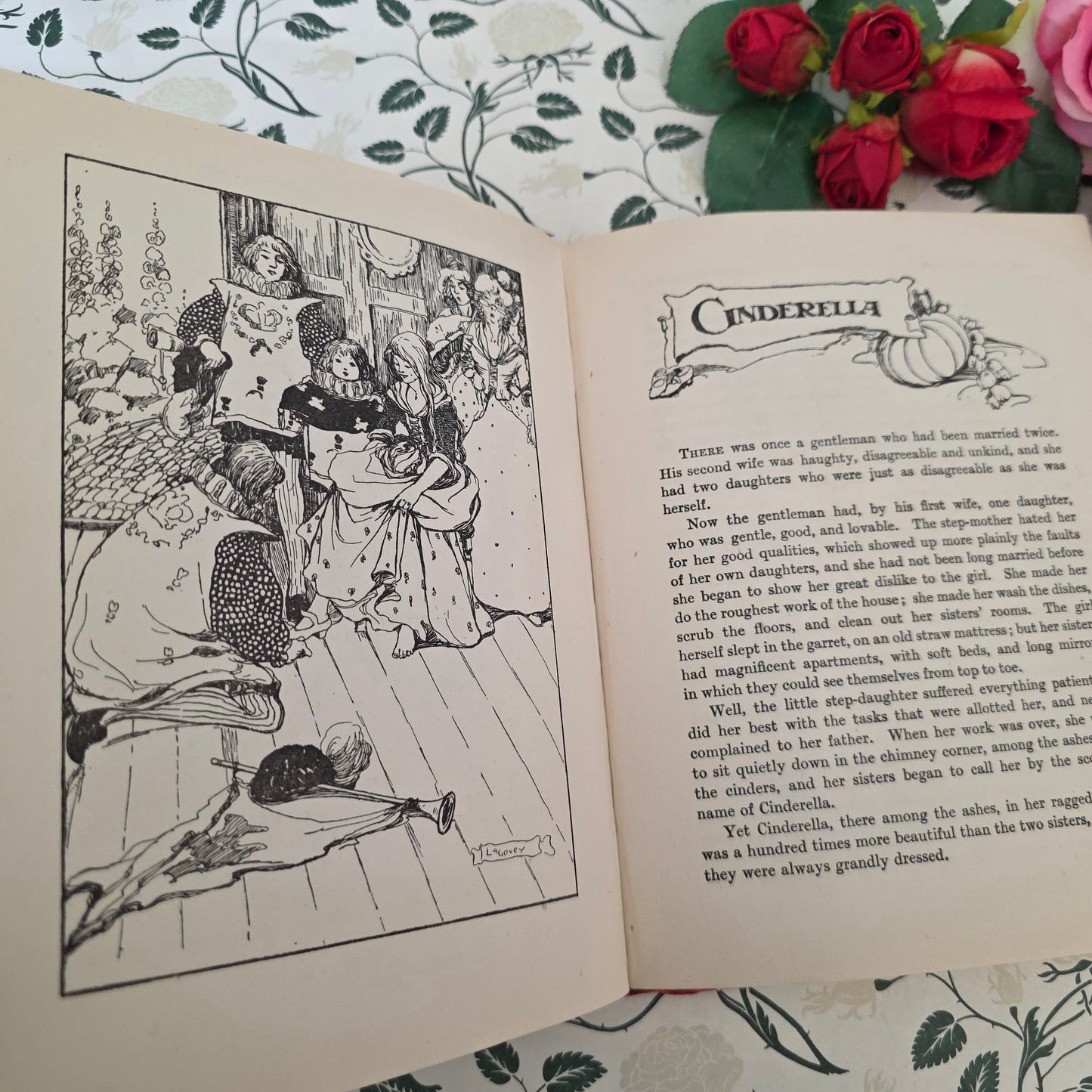 c1912 The Rose Book of the Fairies - Illustrated Antique Book