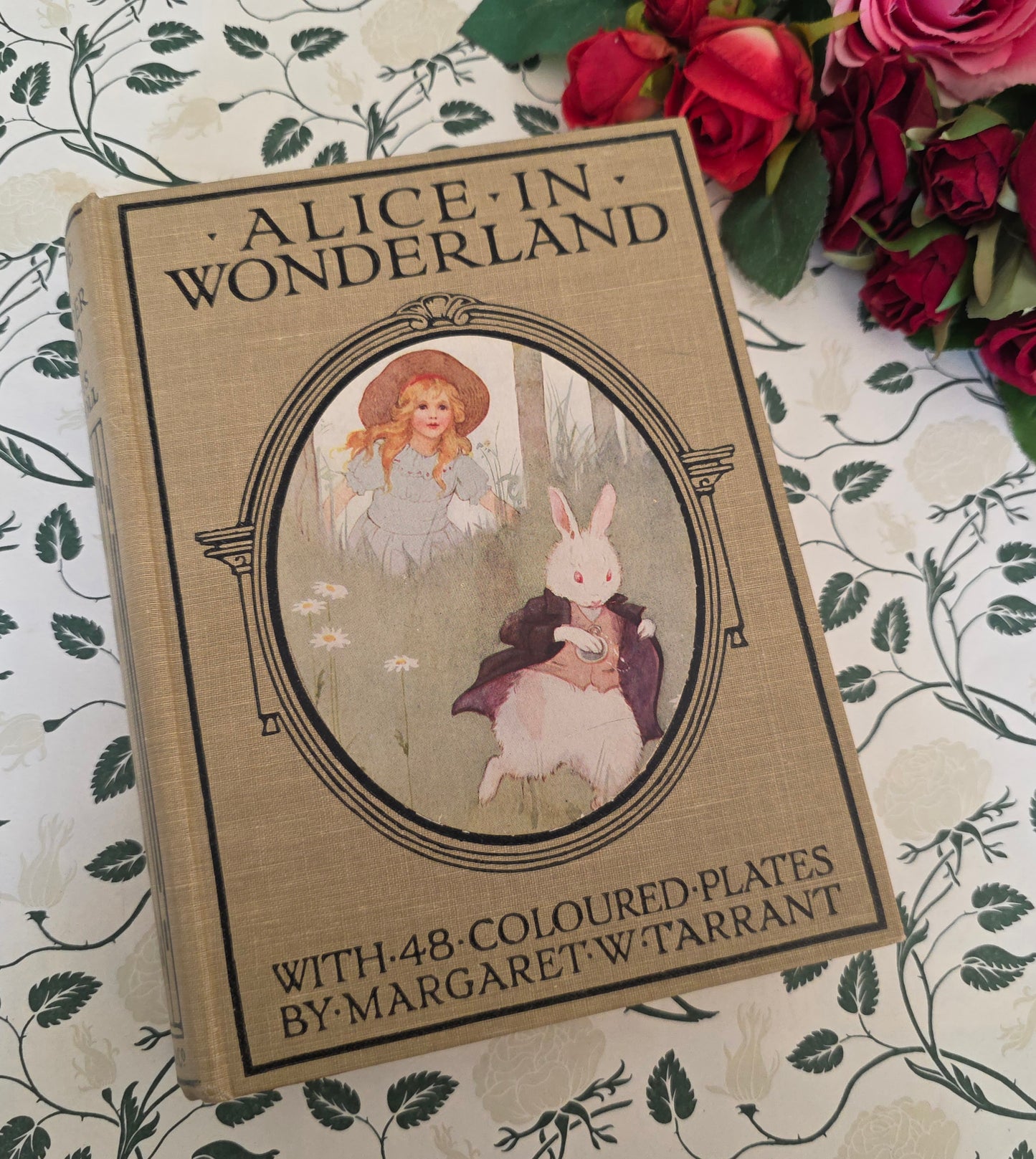 1925 Alice's Adventures in Wonderland by Lewis Carroll - Illustrated Antique Book