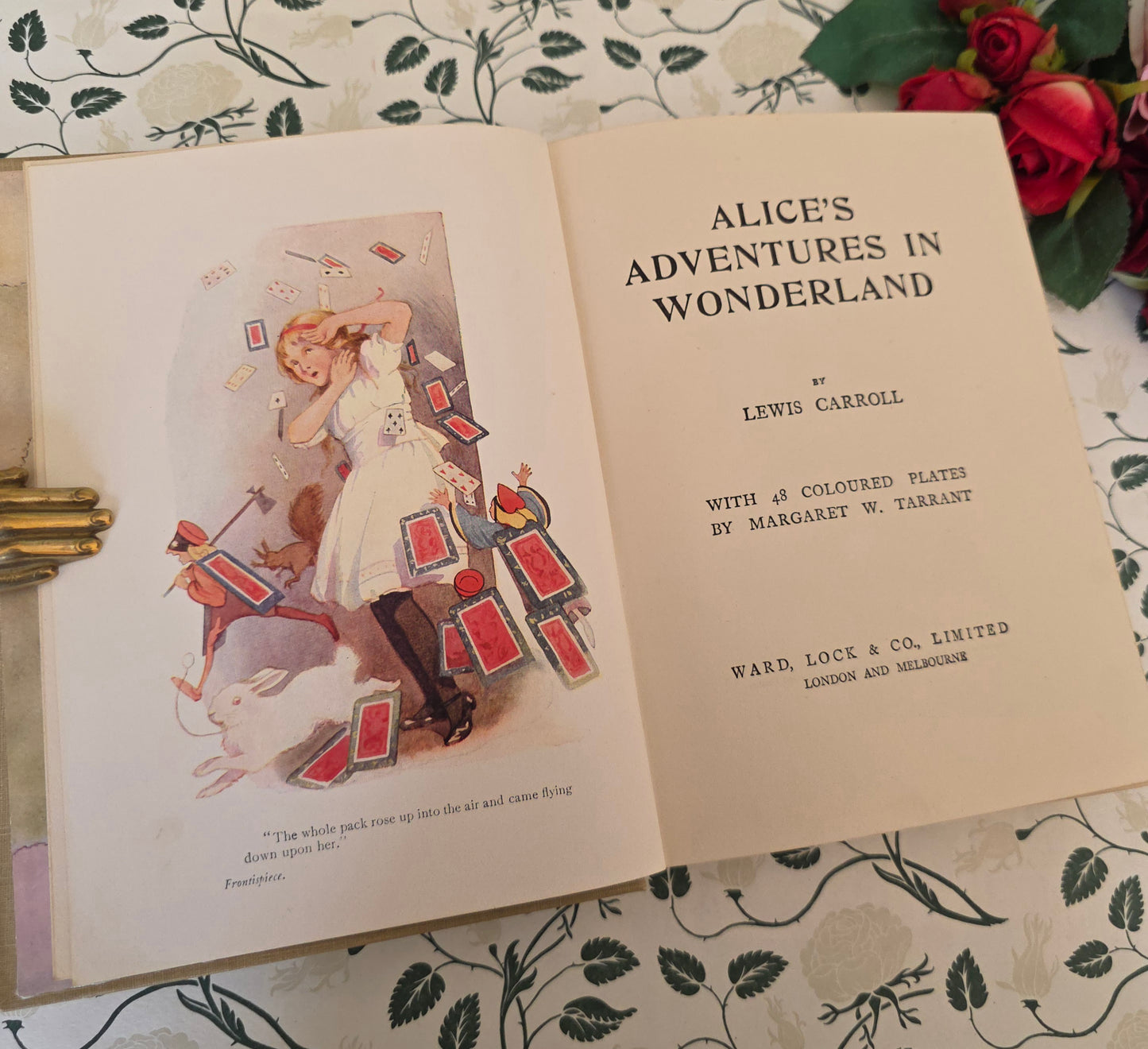 1925 Alice's Adventures in Wonderland by Lewis Carroll - Illustrated Antique Book