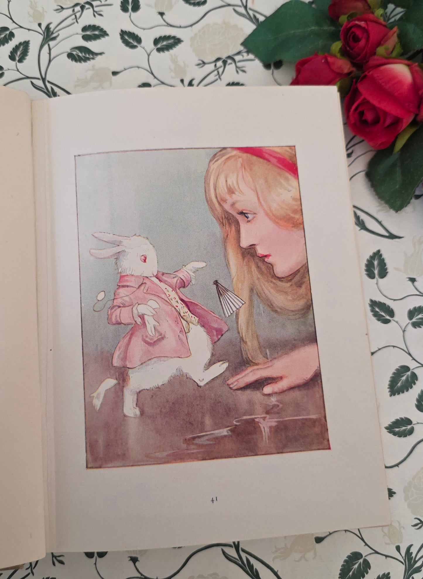 1925 Alice's Adventures in Wonderland by Lewis Carroll - Illustrated Antique Book