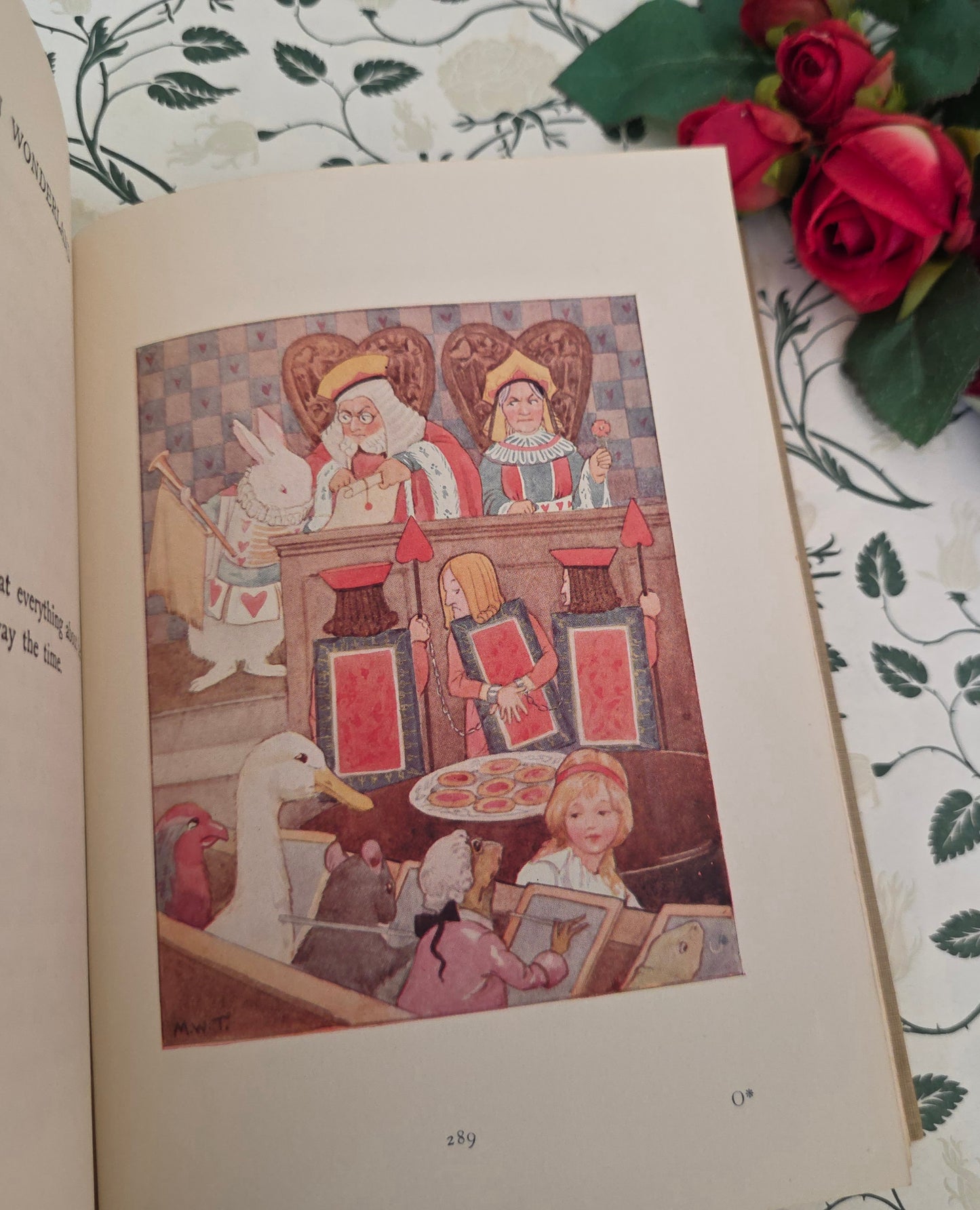 1925 Alice's Adventures in Wonderland by Lewis Carroll - Illustrated Antique Book