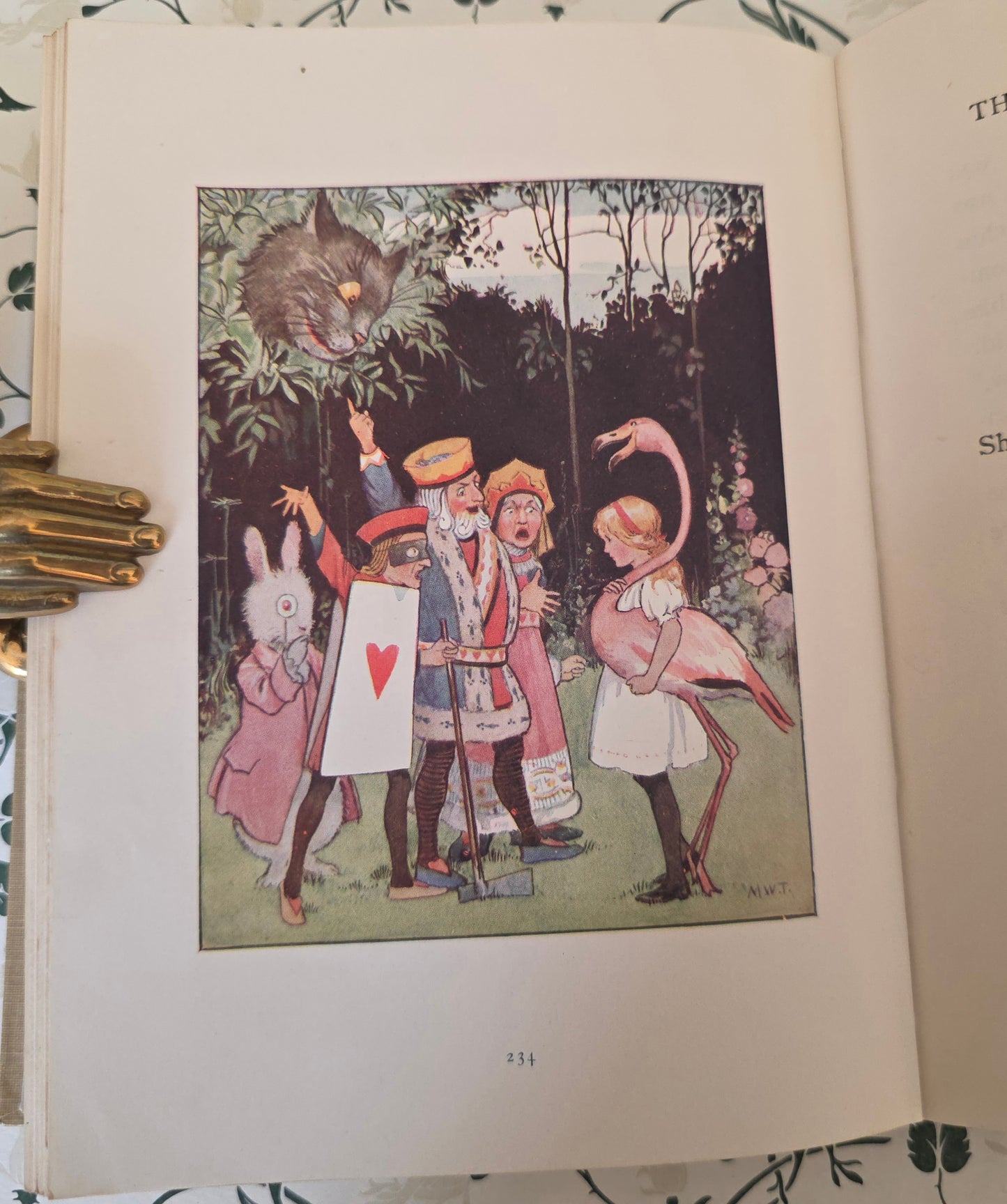 1925 Alice's Adventures in Wonderland by Lewis Carroll - Illustrated Antique Book