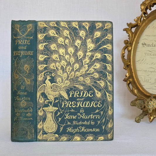 1906 Pride & Prejudice by Jane Austen / Peacock Ed / George Allen, London / Very Good Condition / Illustrated by Hugh Thomson