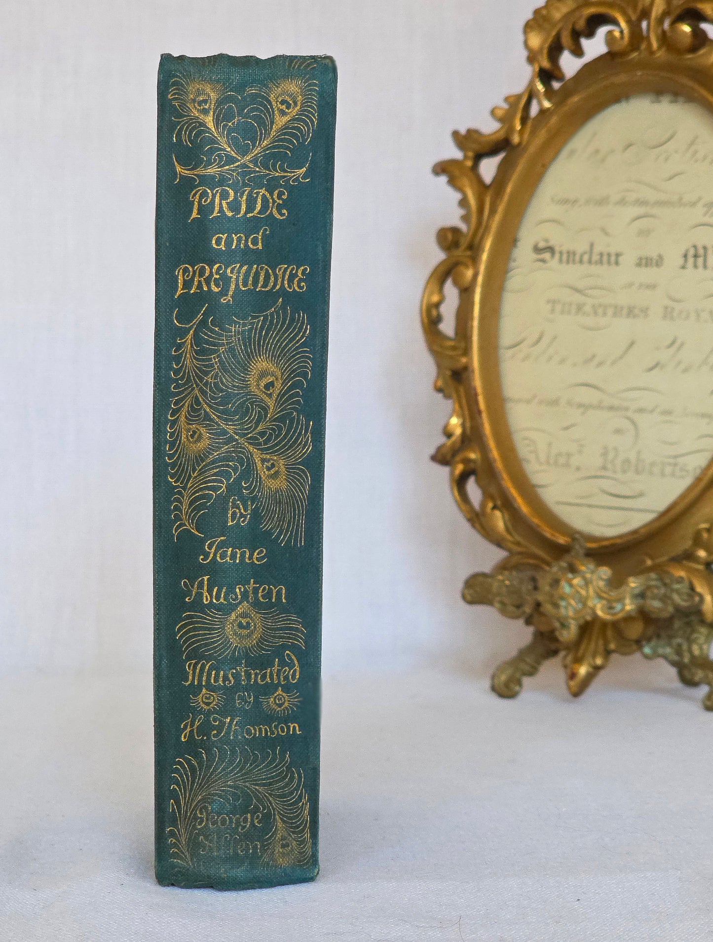 1906 Pride & Prejudice by Jane Austen / Peacock Ed / George Allen, London / Very Good Condition / Illustrated by Hugh Thomson
