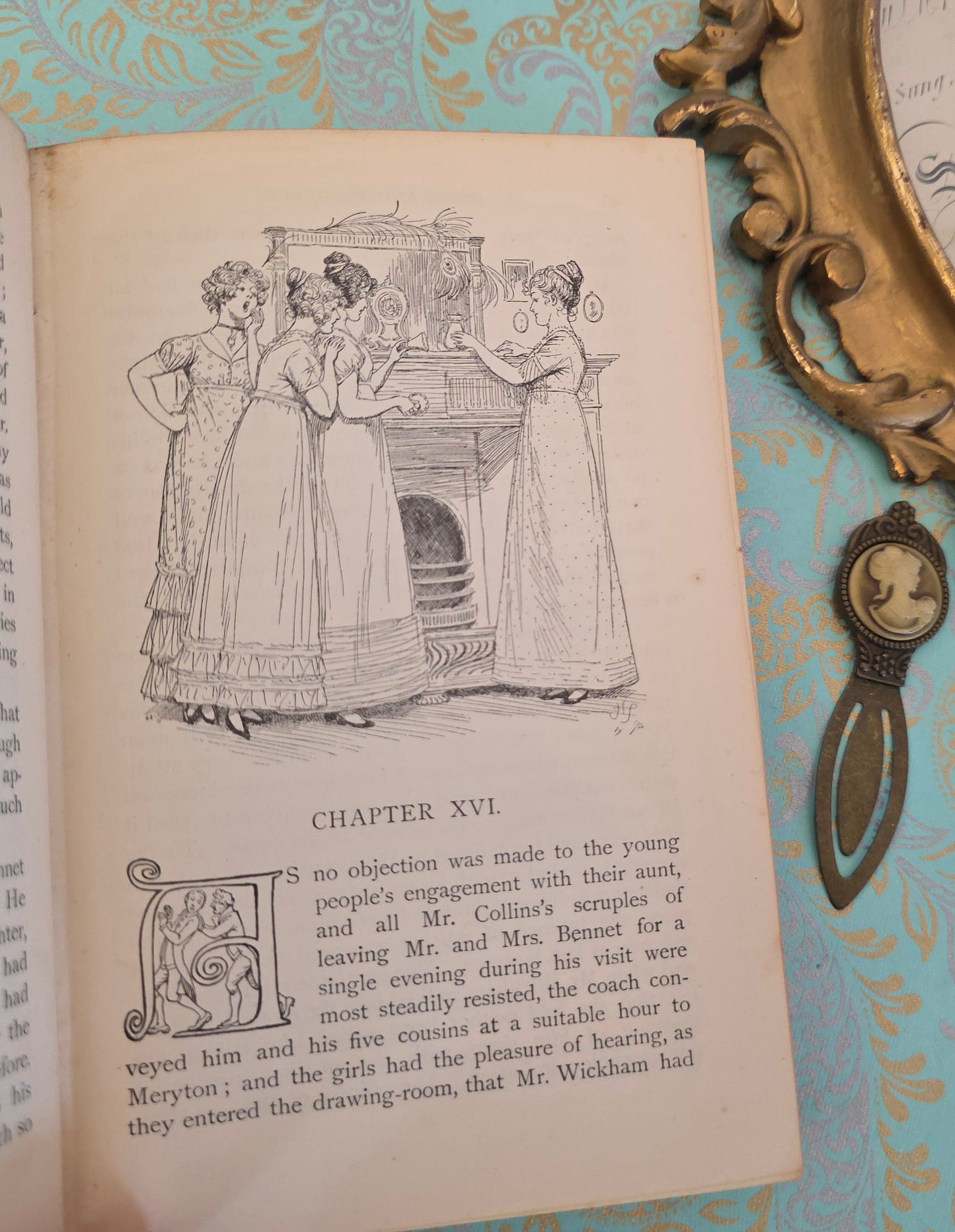 1906 Pride & Prejudice by Jane Austen / Peacock Ed / George Allen, London / Very Good Condition / Illustrated by Hugh Thomson