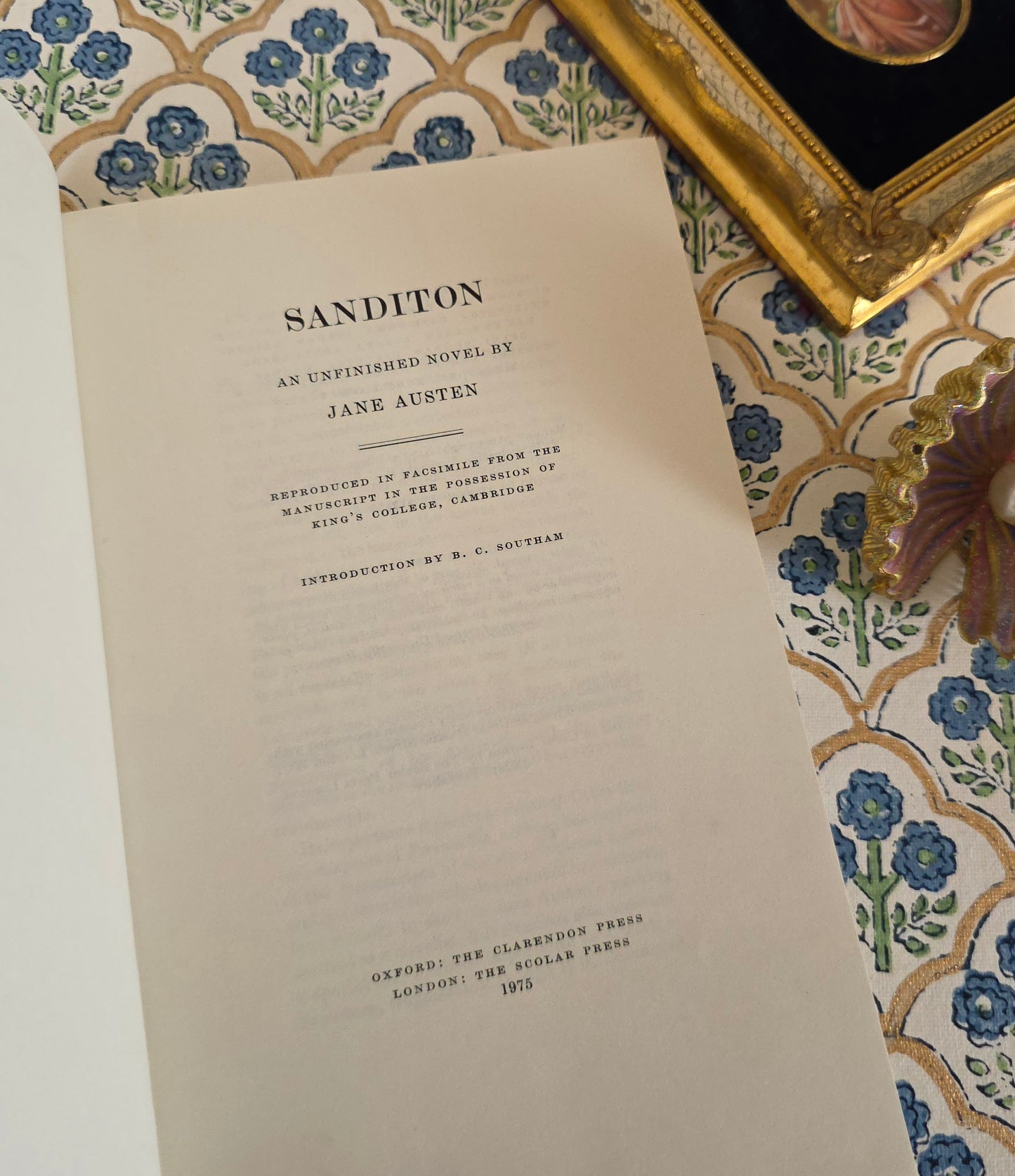 1975 Sanditon An Unfinished Novel - Facsimile Manuscript