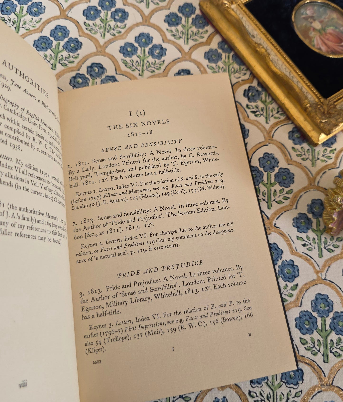 1953 Jane Austen A Critical Bibliography by RW Chapman - 1st Edition