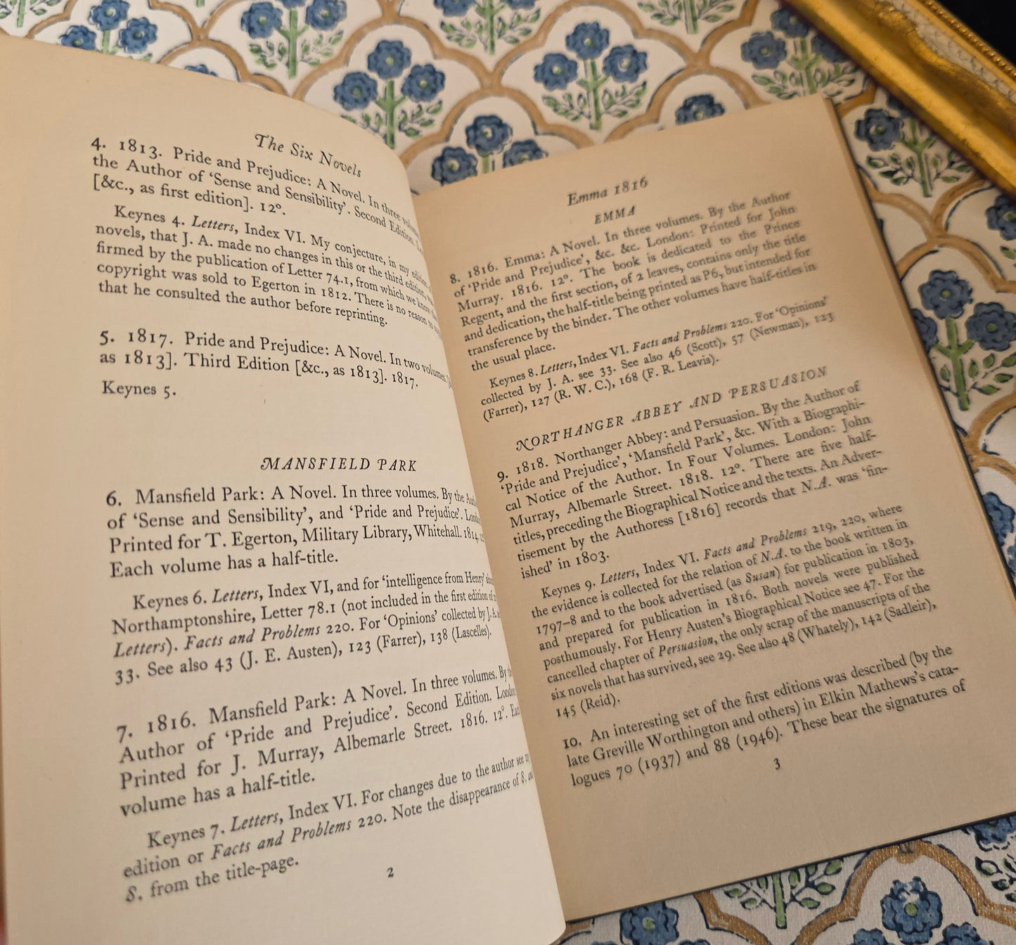 1953 Jane Austen A Critical Bibliography by RW Chapman - 1st Edition