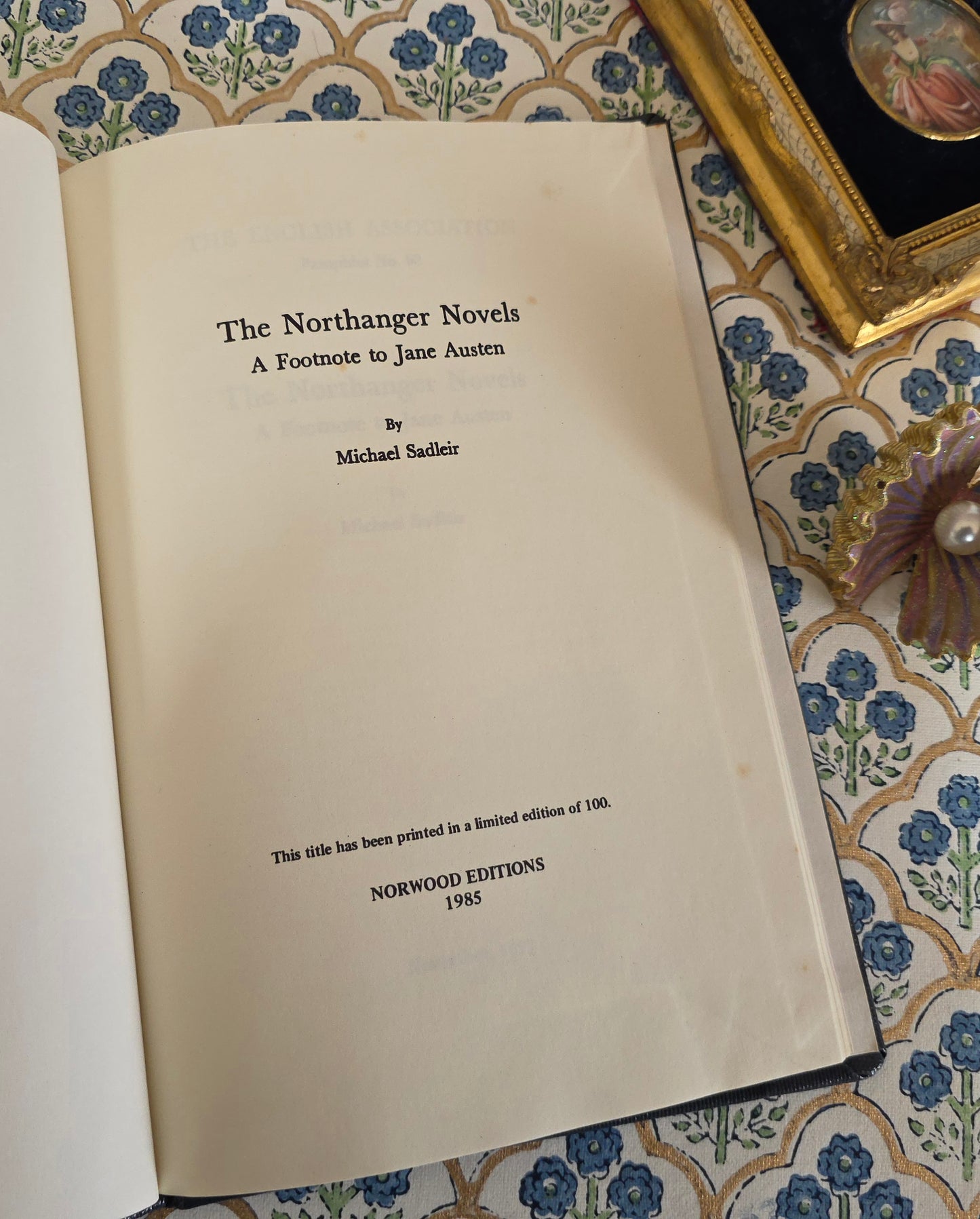 1985 The Northanger Novels by Michael Sadleir - Limited Edition 100 Copies