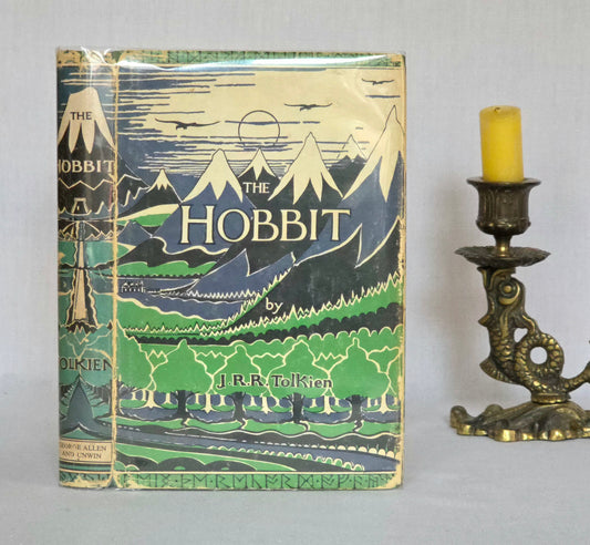 1975 The Hobbit by JRR Tolkien - With Lovely Dust Wrapper