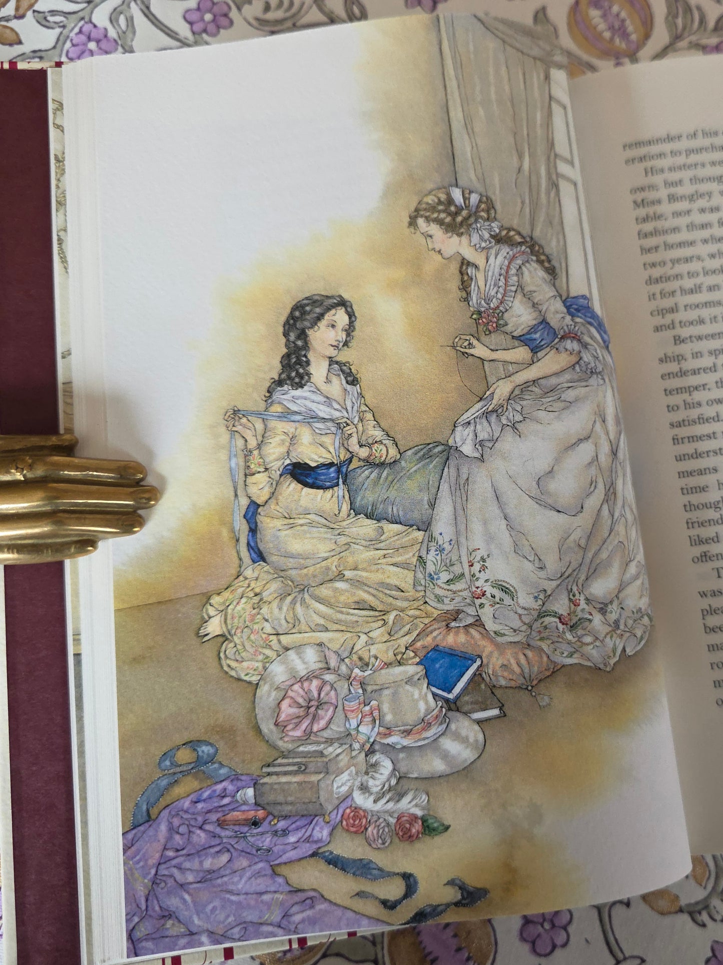 2006 Pride and Prejudice by Jane Austen - Illustrated Vintage Book in Slipcase