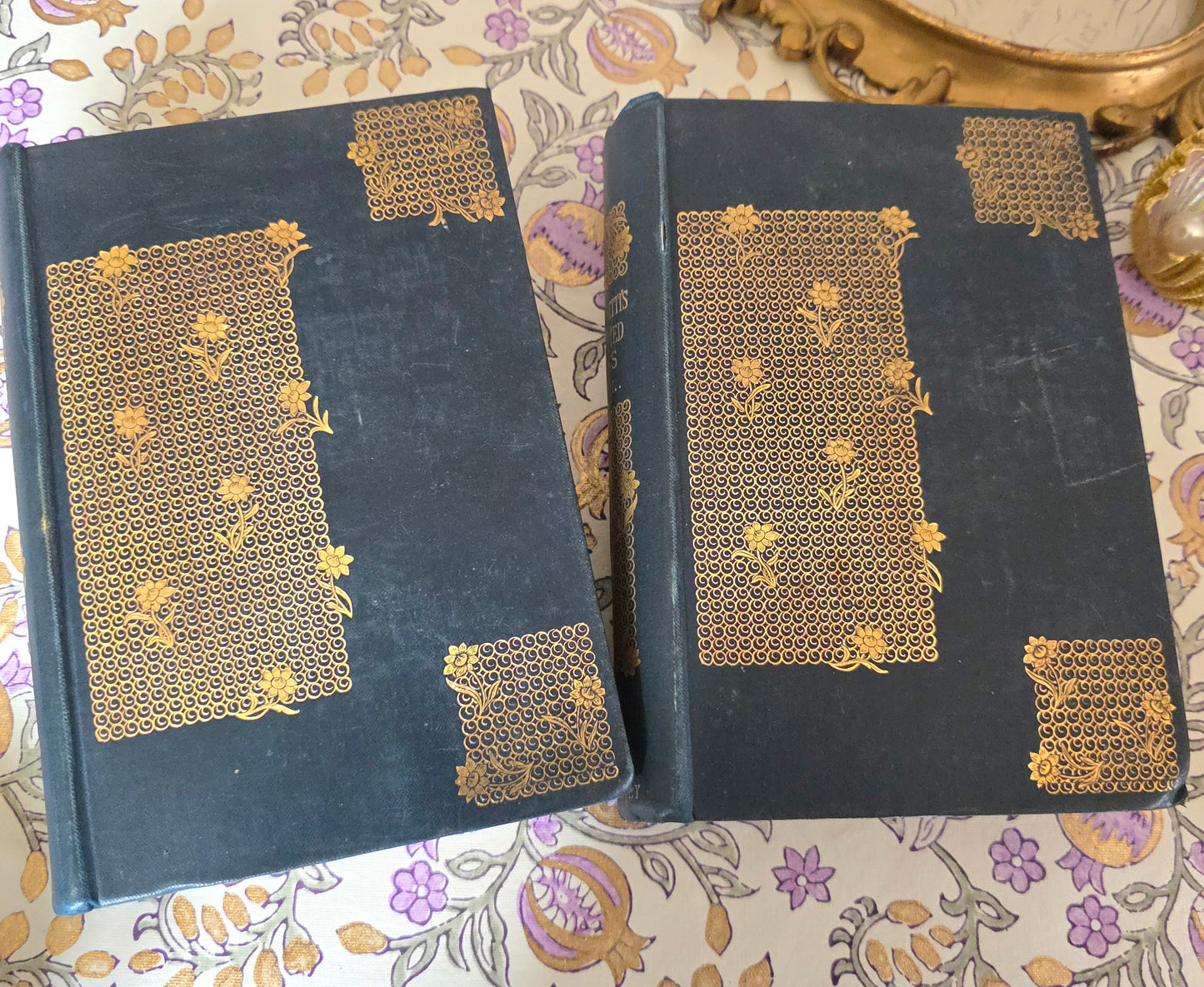 1890 Collected Works of Dante Gabriel Rossetti - In Two Volumes - 1st Edition