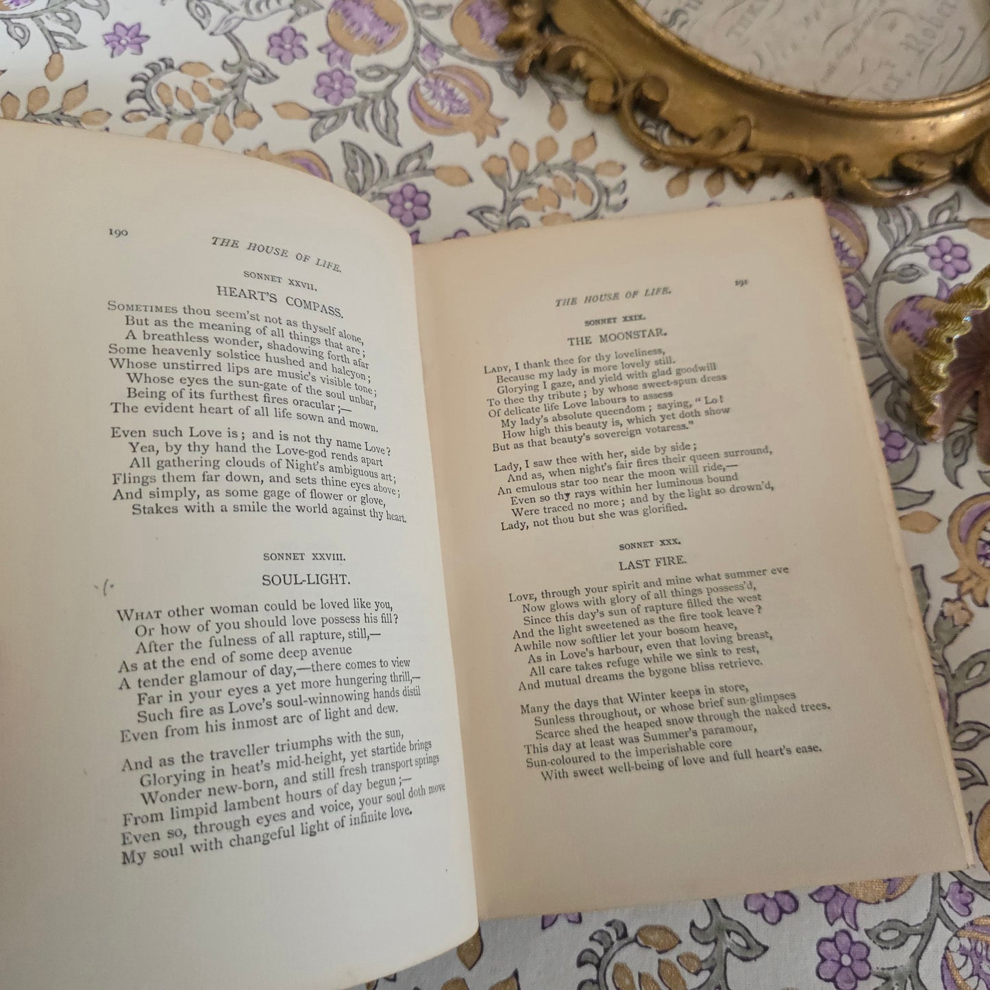 1890 Collected Works of Dante Gabriel Rossetti - In Two Volumes - 1st Edition