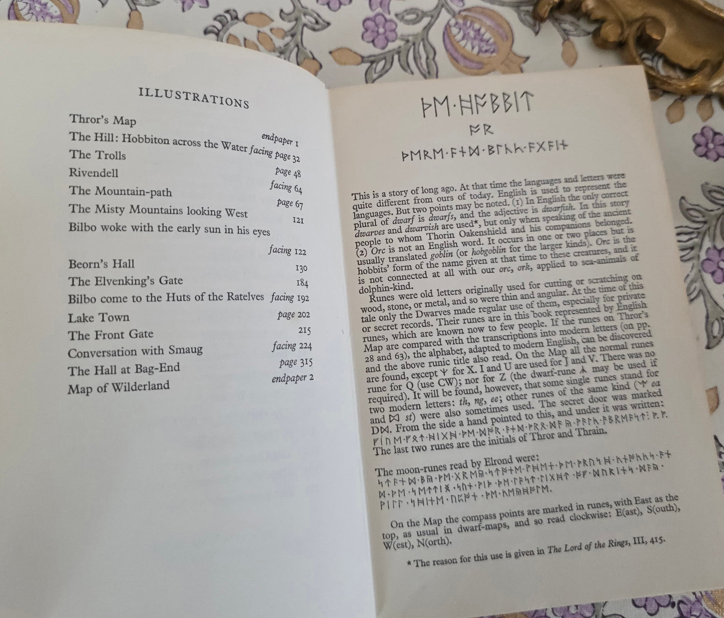 1975 The Hobbit by JRR Tolkien - With Lovely Dust Wrapper