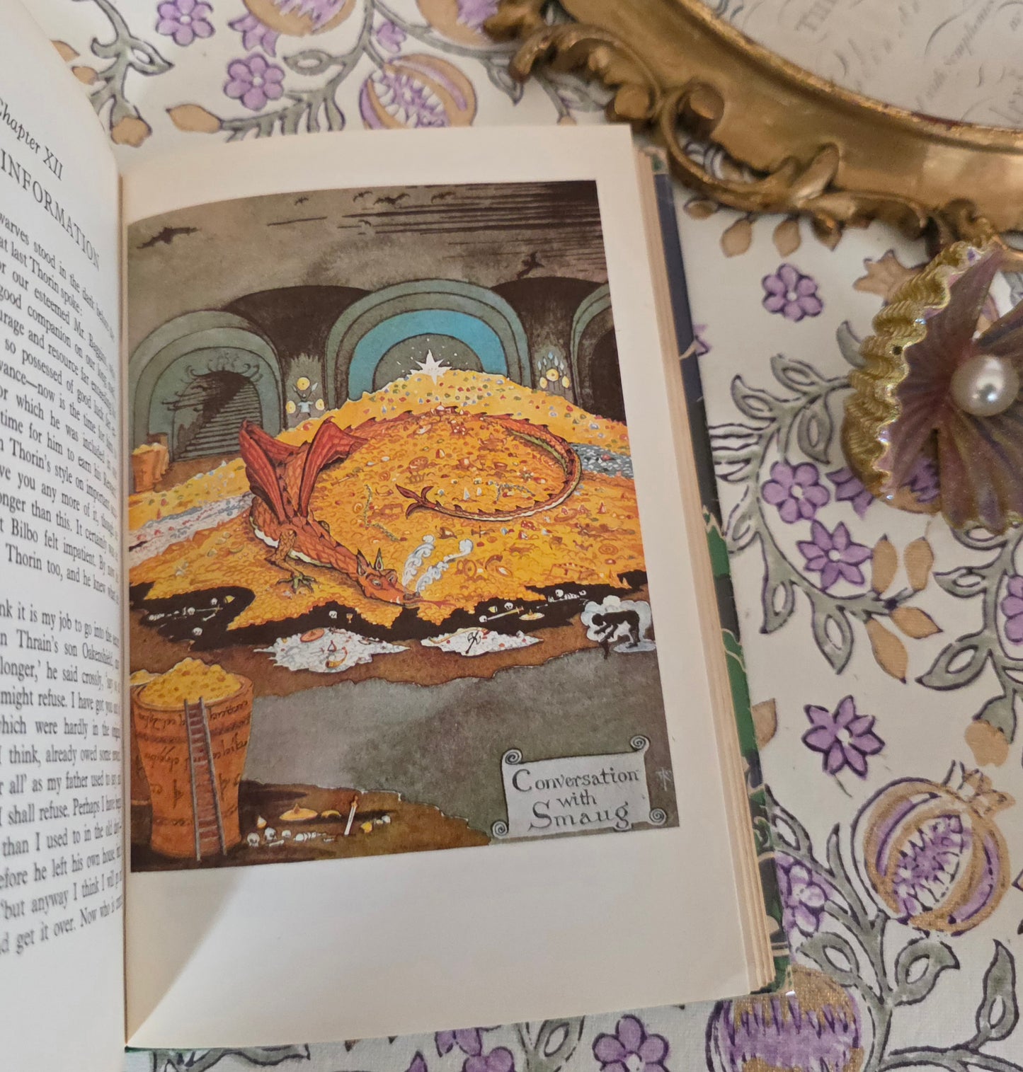 1975 The Hobbit by JRR Tolkien - With Lovely Dust Wrapper