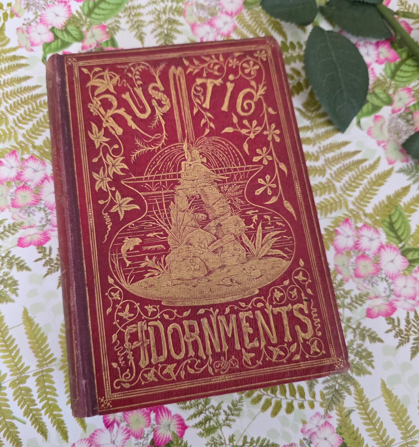 1856 Rustic Adornments by Shirley Hibberd - Richly Illustrated Antique Book