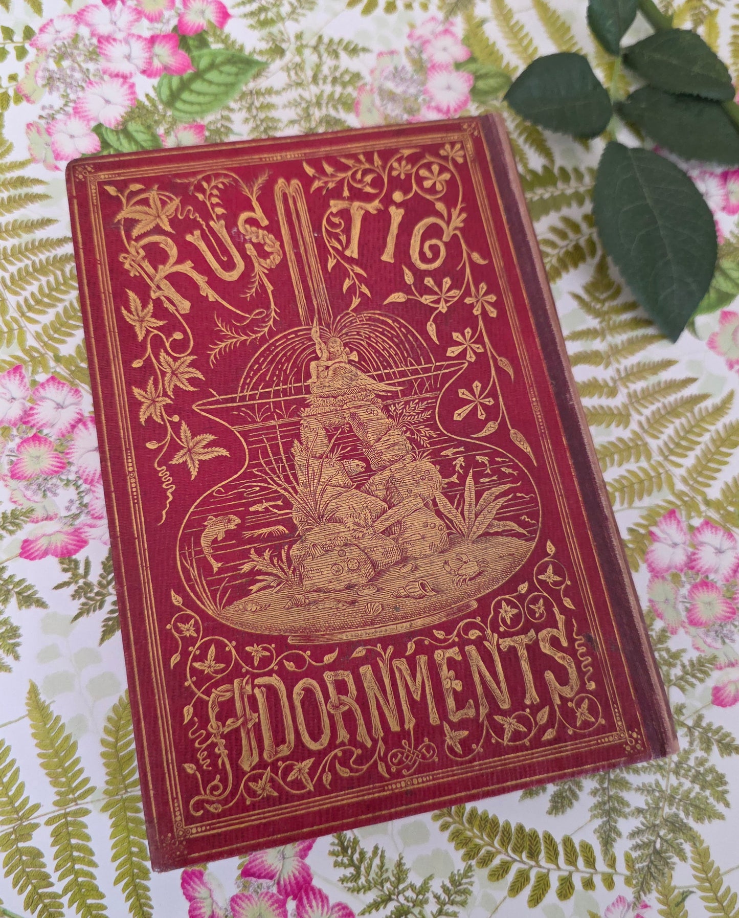1856 Rustic Adornments by Shirley Hibberd - Richly Illustrated Antique Book