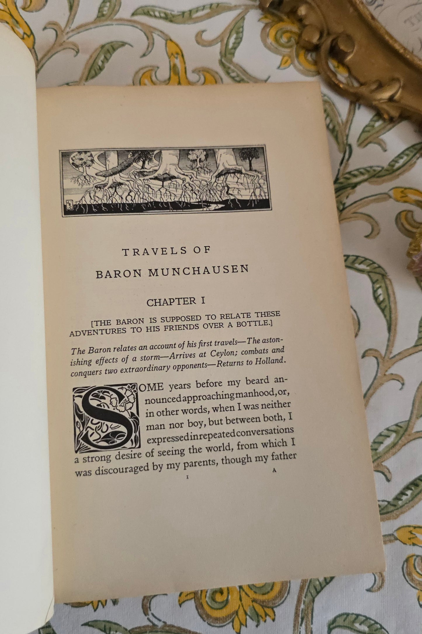 1929 The Surprising Adventures of Baron Munchausen - Illustrated Antique Book