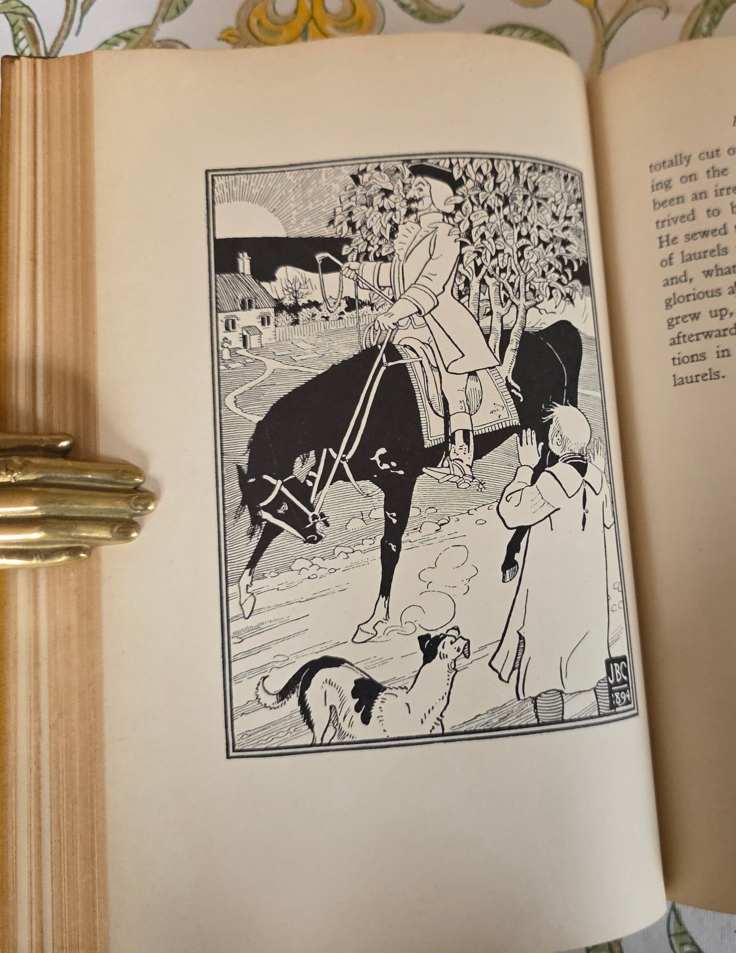 1929 The Surprising Adventures of Baron Munchausen - Illustrated Antique Book