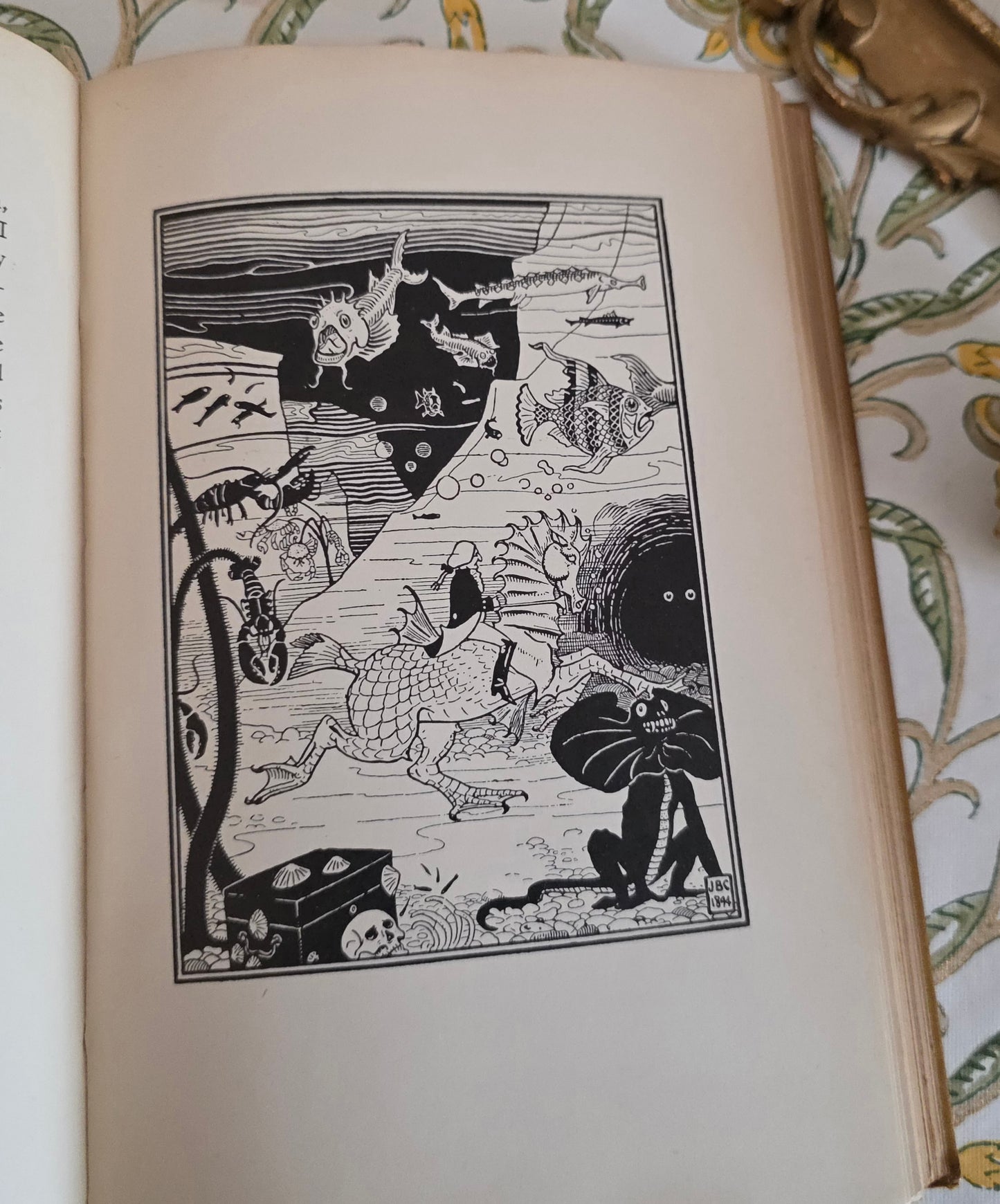 1929 The Surprising Adventures of Baron Munchausen - Illustrated Antique Book