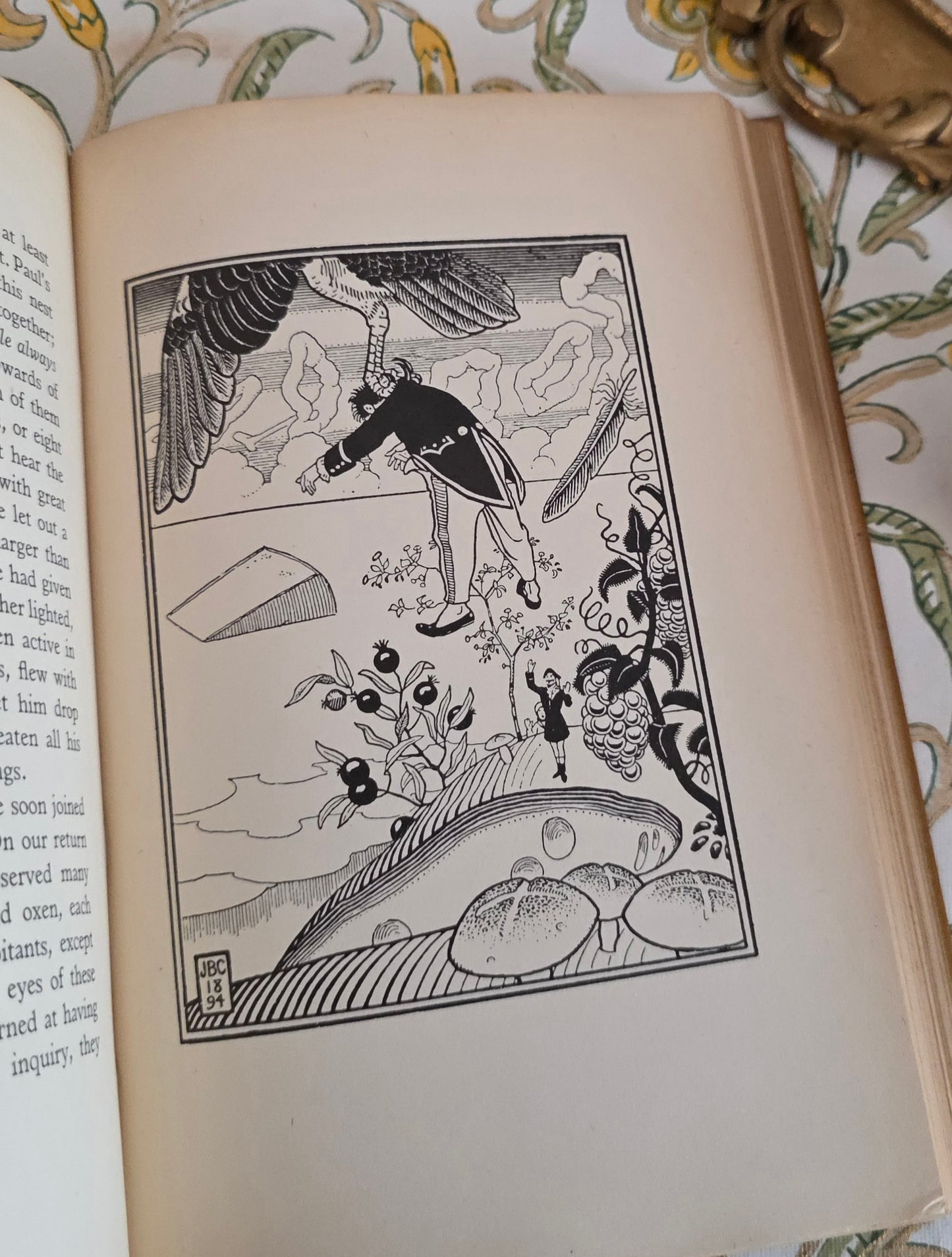 1929 The Surprising Adventures of Baron Munchausen - Illustrated Antique Book