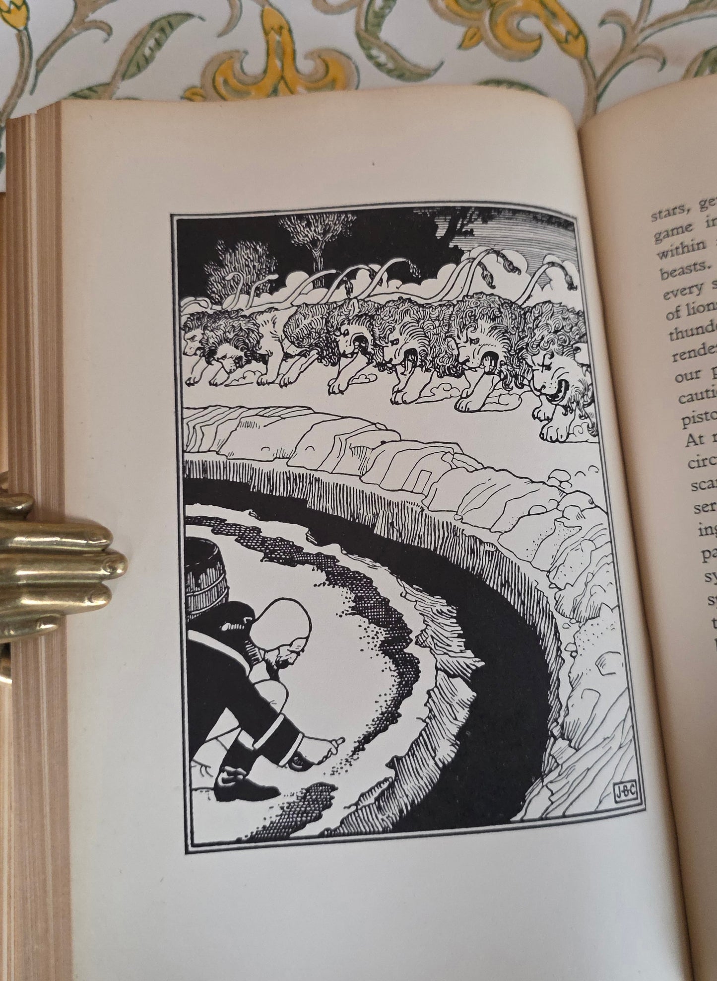 1929 The Surprising Adventures of Baron Munchausen - Illustrated Antique Book