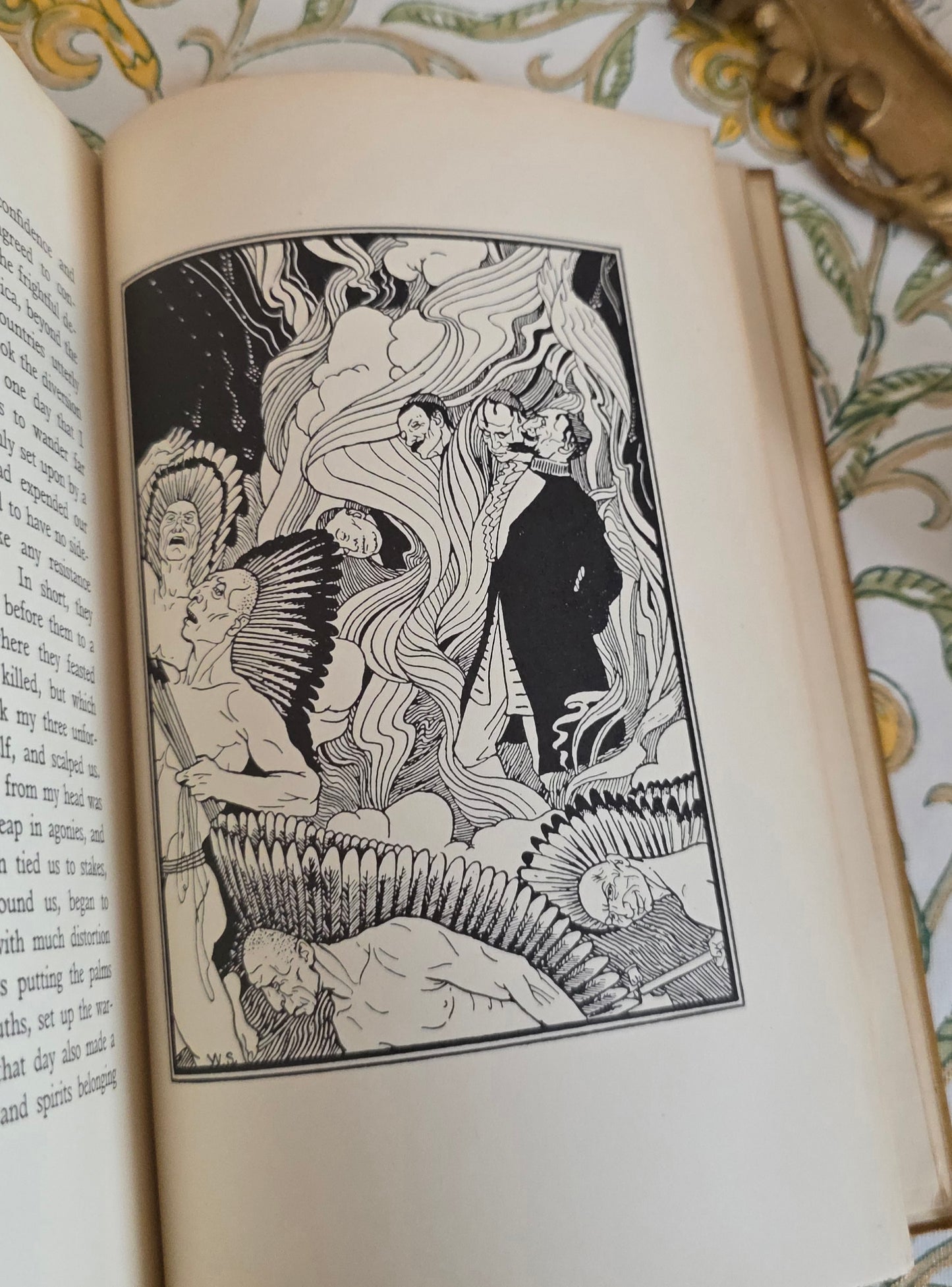 1929 The Surprising Adventures of Baron Munchausen - Illustrated Antique Book