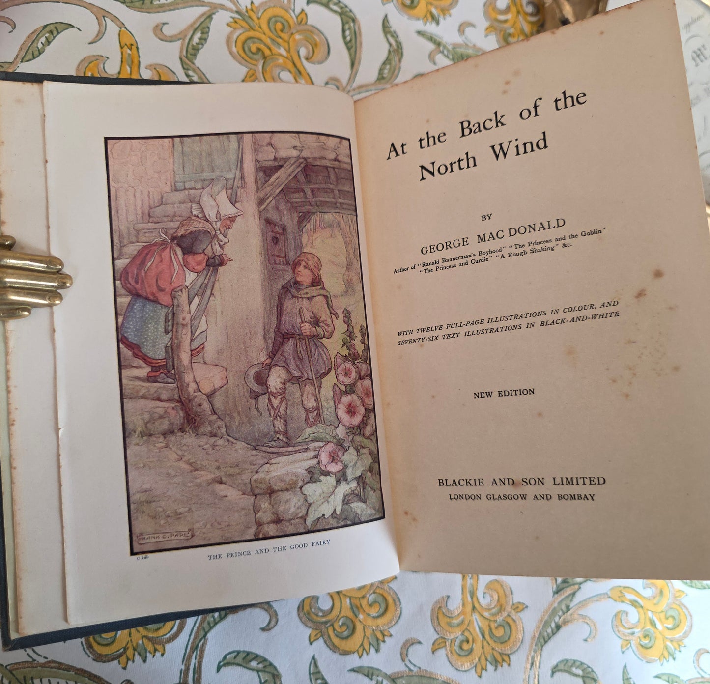 RESERVED RESERVED c1905 At the Back of the North Wind by George Macdonald - Illustrated Antique Book