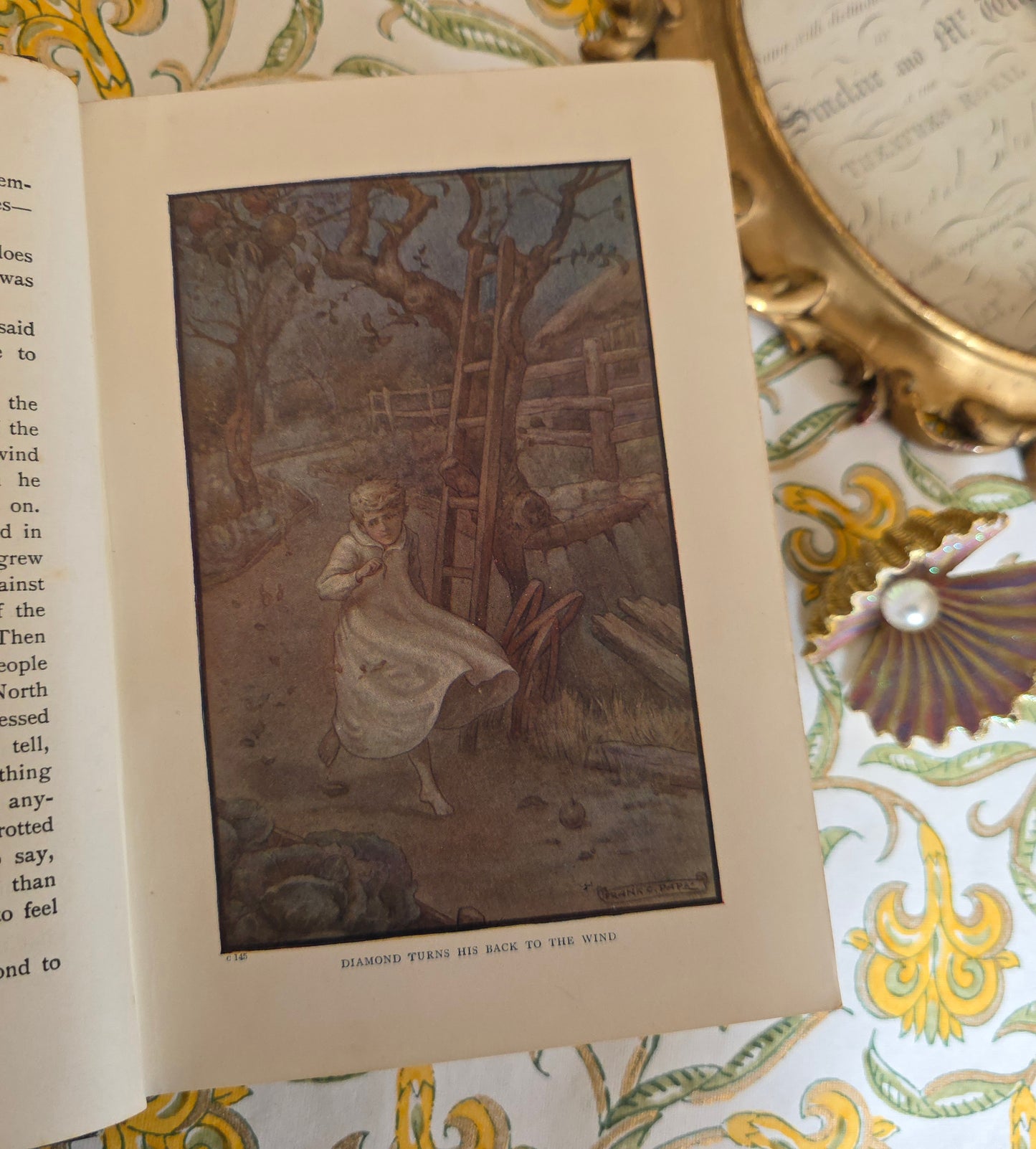 RESERVED RESERVED c1905 At the Back of the North Wind by George Macdonald - Illustrated Antique Book