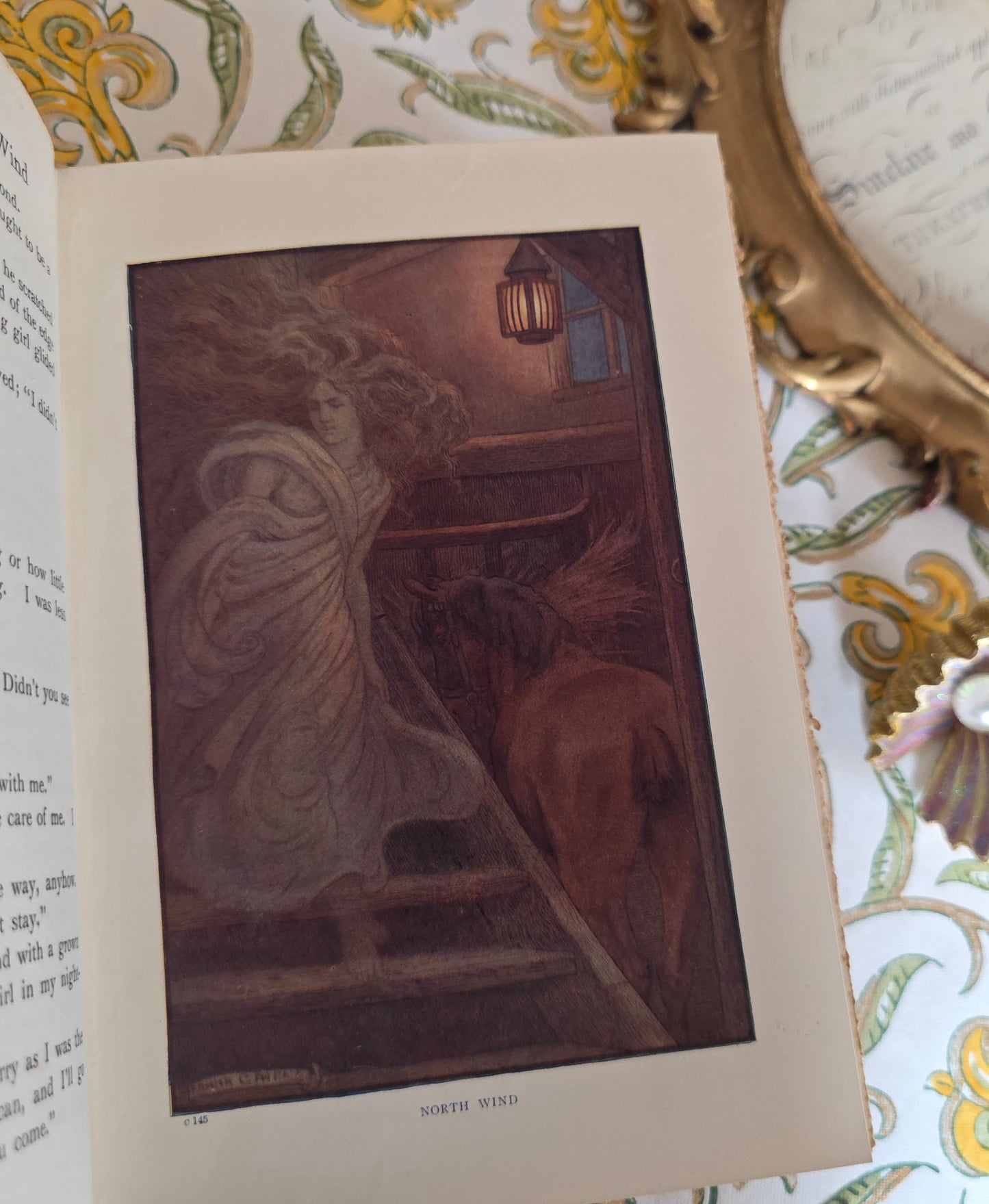 RESERVED RESERVED c1905 At the Back of the North Wind by George Macdonald - Illustrated Antique Book