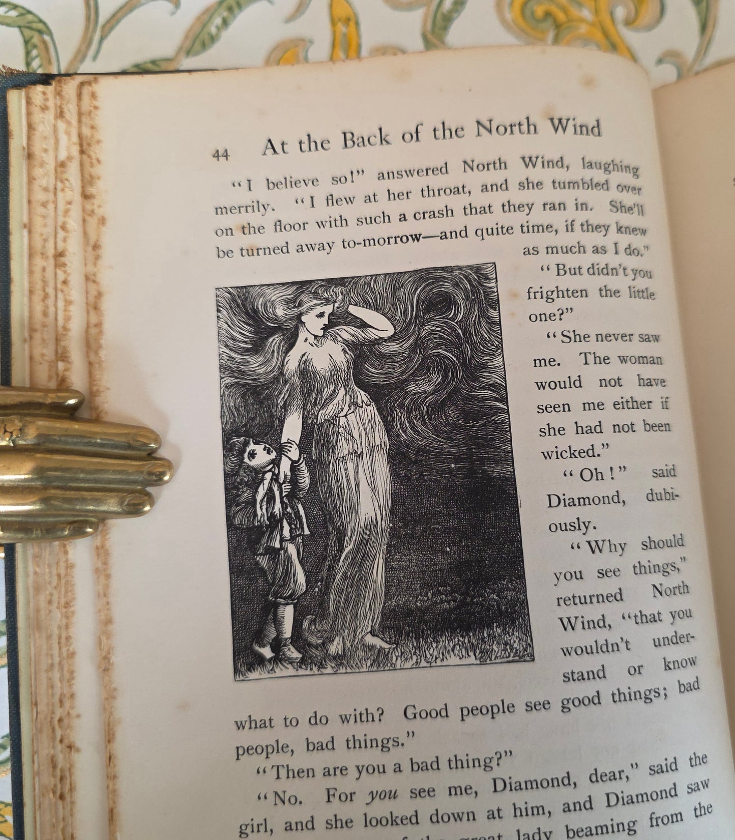 RESERVED RESERVED c1905 At the Back of the North Wind by George Macdonald - Illustrated Antique Book