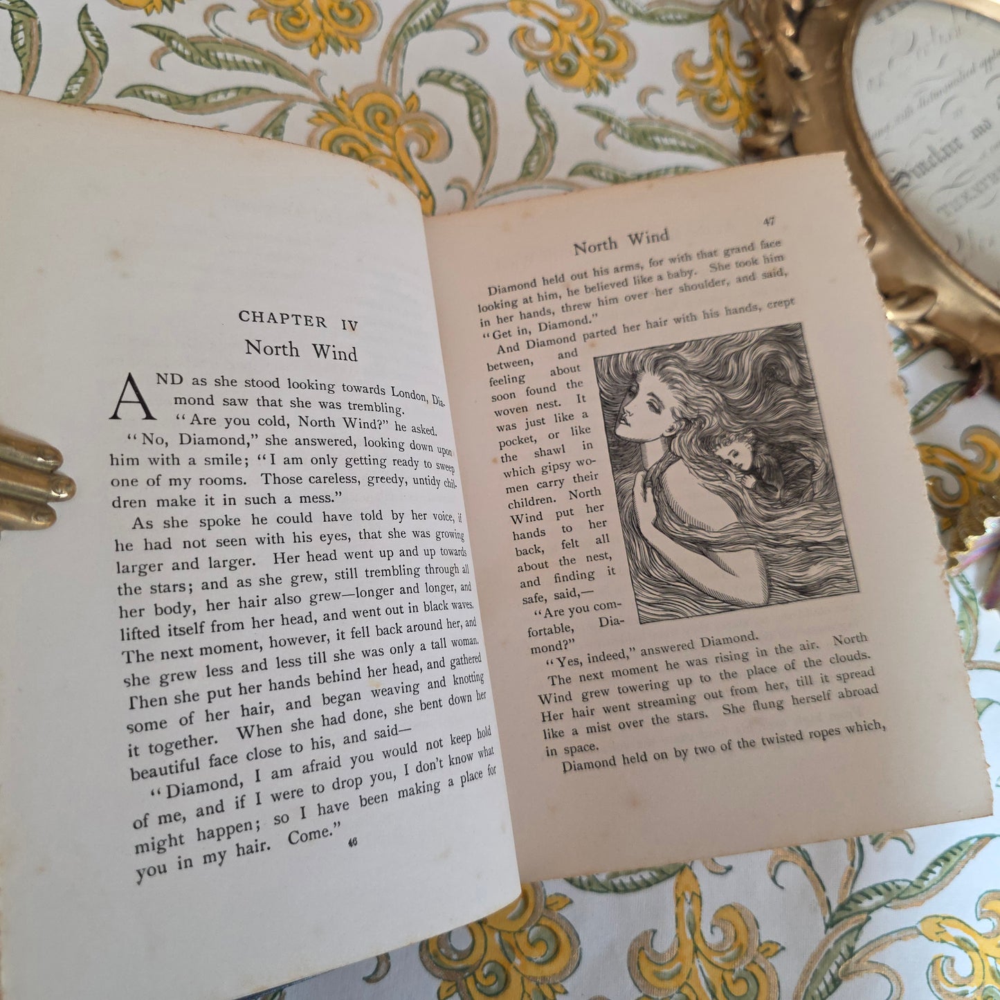 RESERVED RESERVED c1905 At the Back of the North Wind by George Macdonald - Illustrated Antique Book