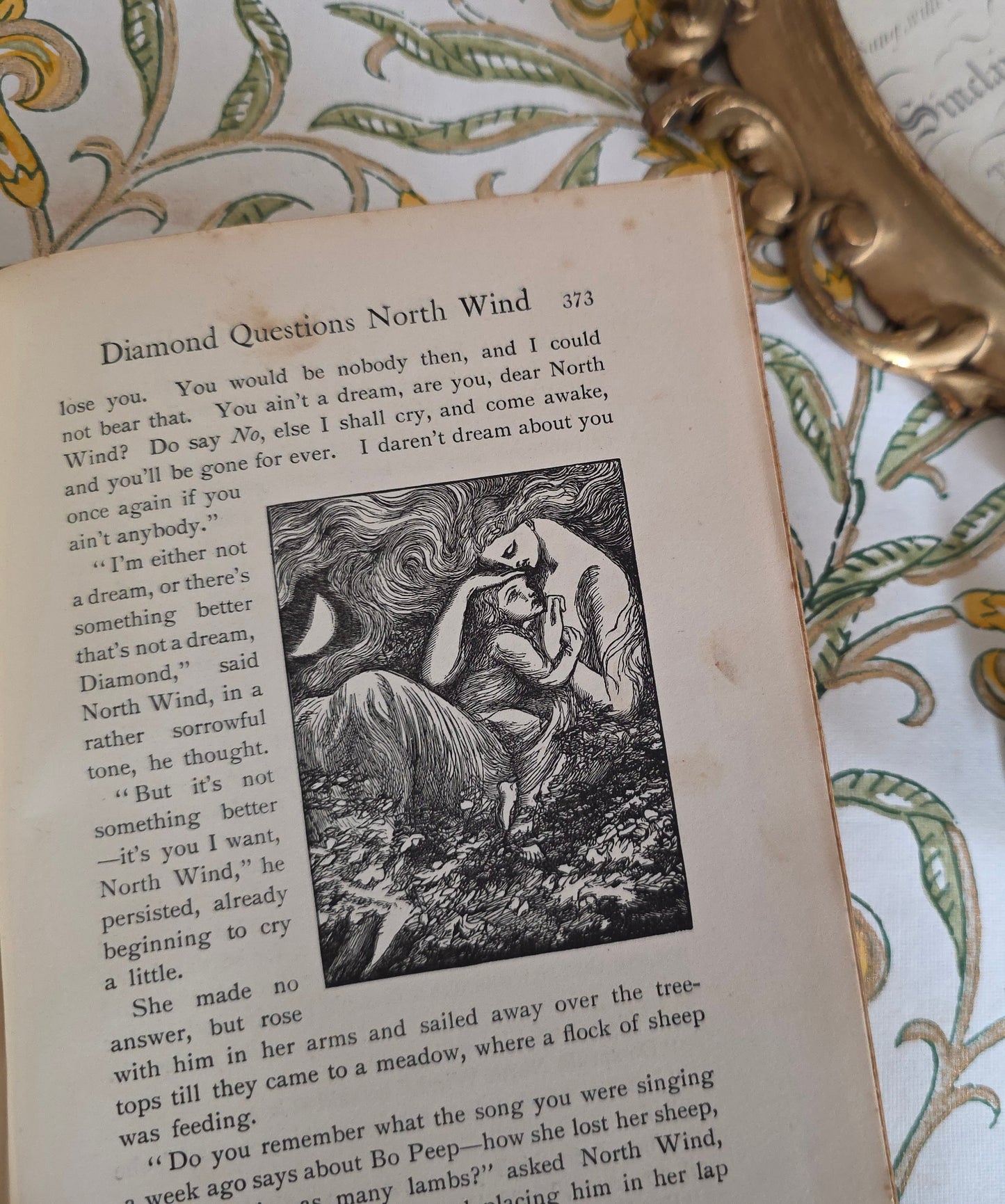 RESERVED RESERVED c1905 At the Back of the North Wind by George Macdonald - Illustrated Antique Book