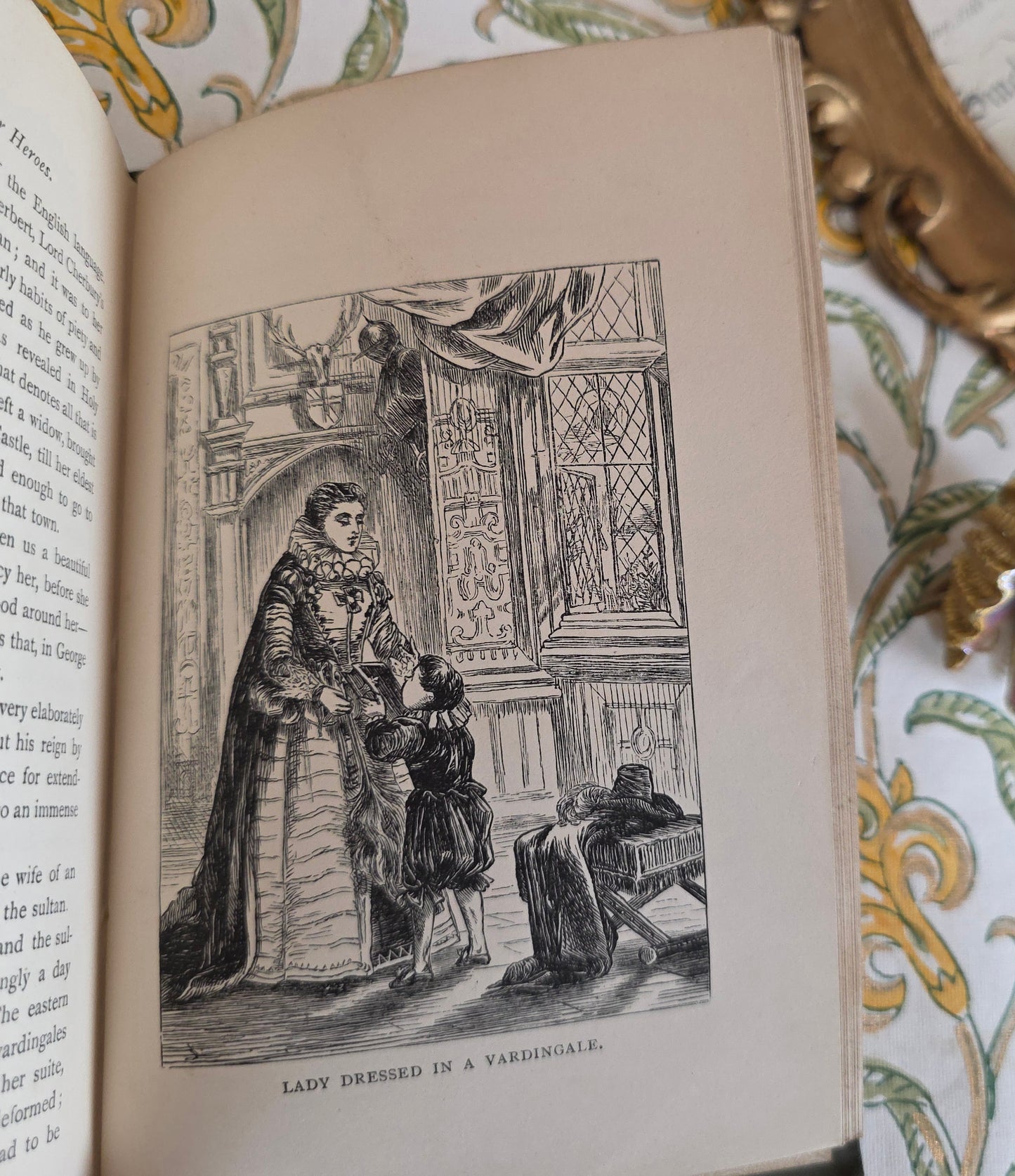 c1900 Castles and Their Heroes by Barbara Hutton - Illustrated Antique Book