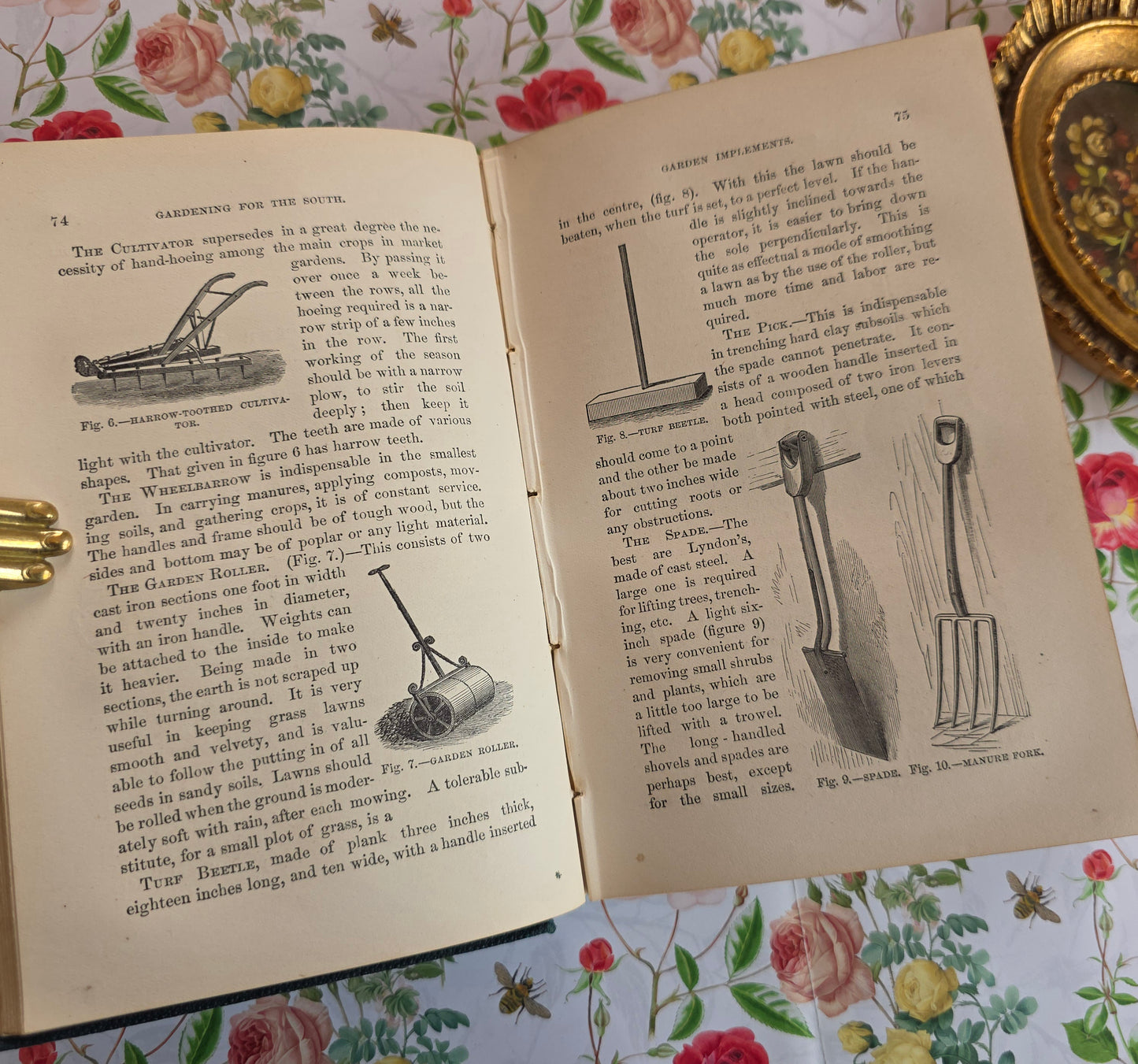 1868 Gardening For the South - Illustrated Antique Book