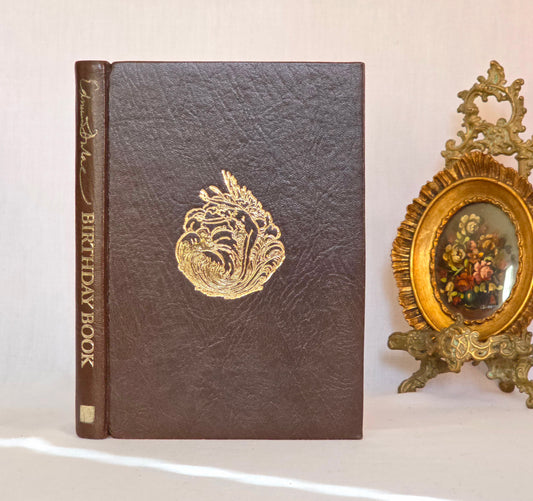 Brown vintage leather copy of Edmund Dulac's Birthday Book