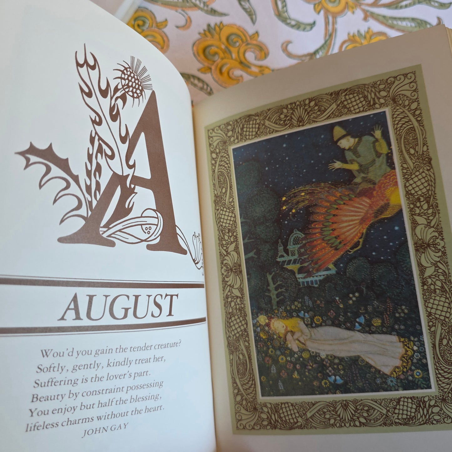 1982 MINT Limited Edition Edmund Dulac Birthday Book - One of 100 Copies