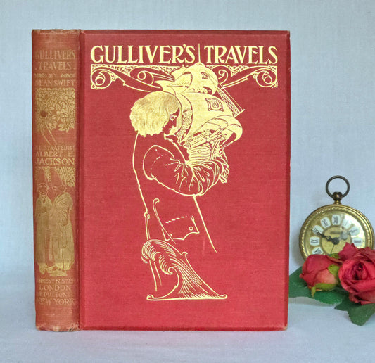 1914 Gulliver's Travels - Illustrated Antique Book