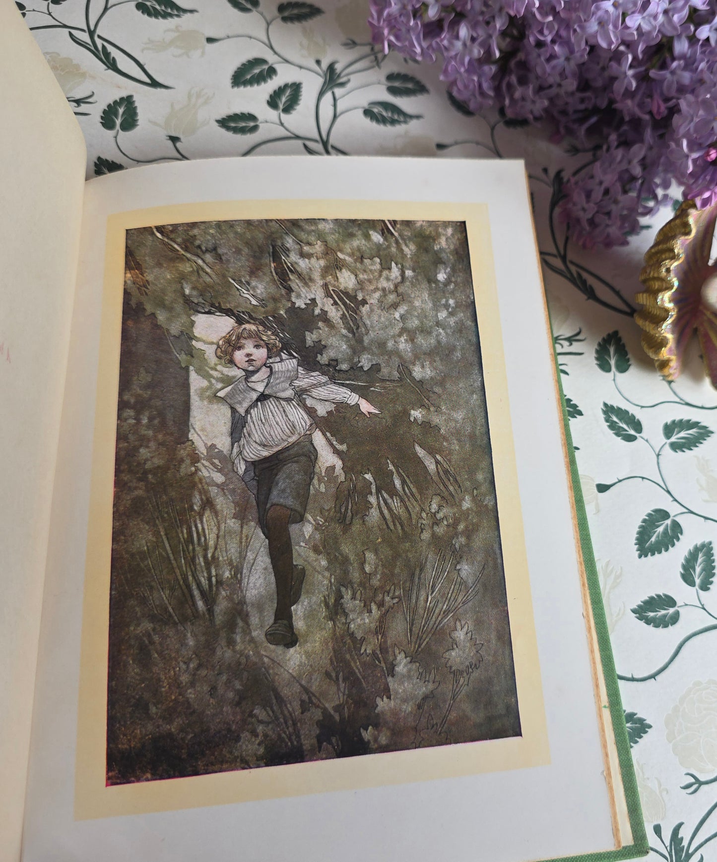 1939 The Secret Garden by Frances Hodgson Burnett - Colour Illustrated Vintage Book