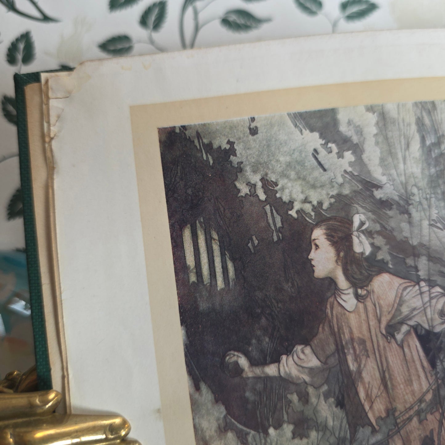 1912 Early Impression of The Secret Garden by Frances Hodgson Burnett - Colour Illustrated Vintage Book