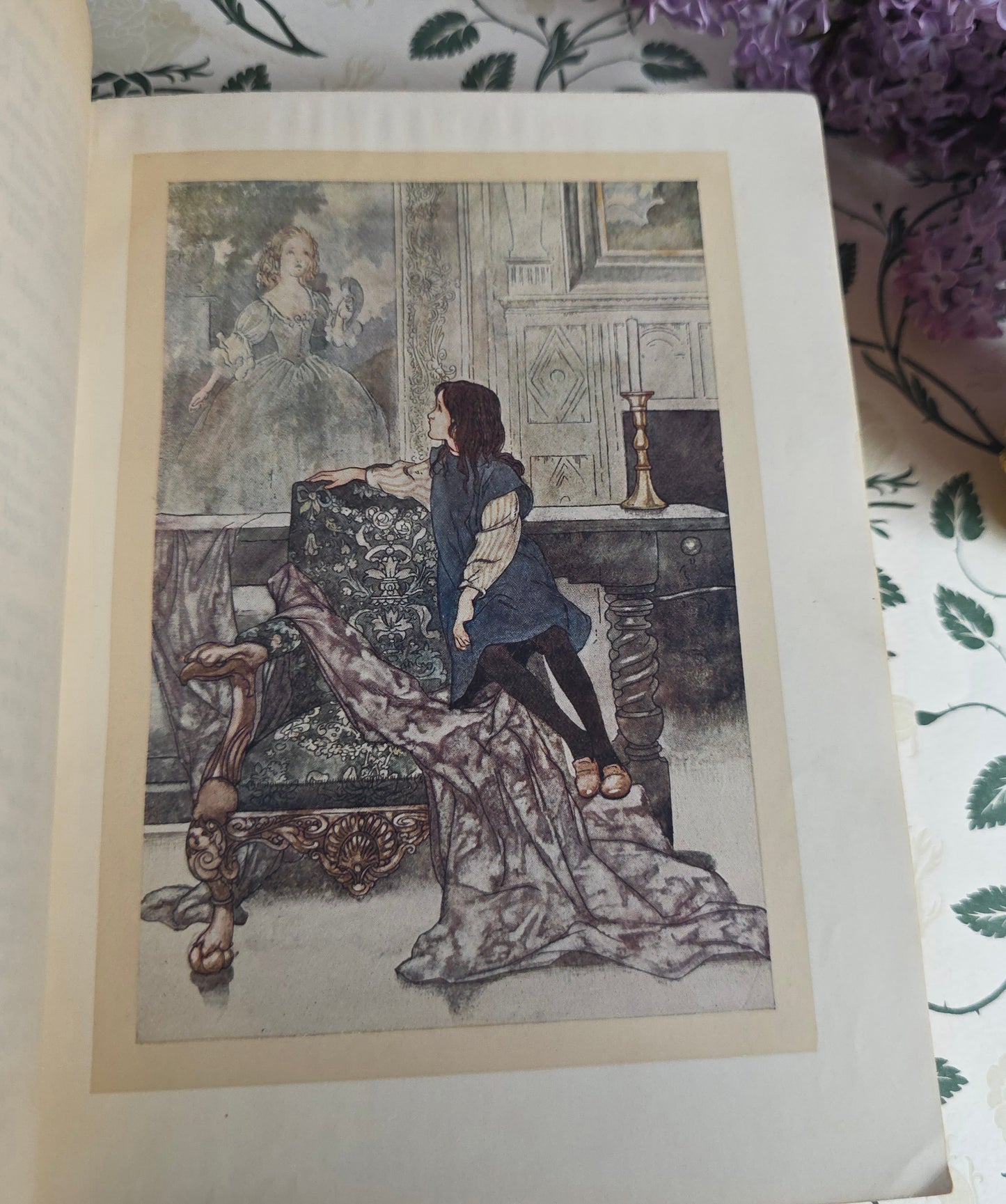 1912 Early Impression of The Secret Garden by Frances Hodgson Burnett - Colour Illustrated Vintage Book