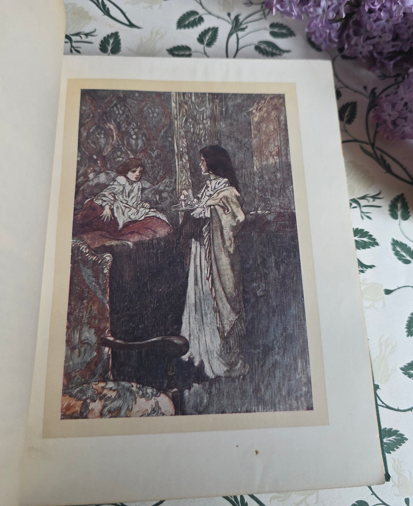 1912 Early Impression of The Secret Garden by Frances Hodgson Burnett - Colour Illustrated Vintage Book