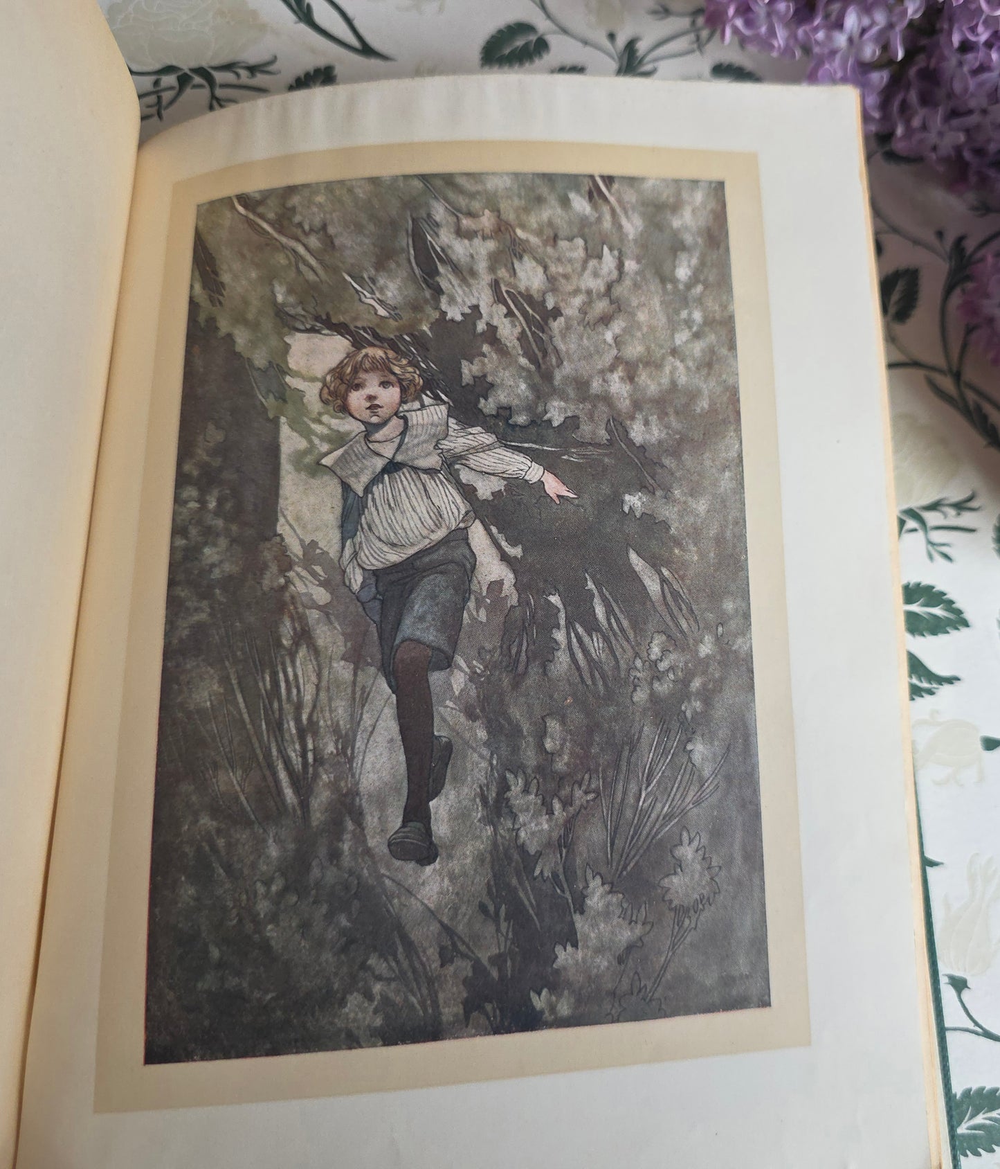 1912 Early Impression of The Secret Garden by Frances Hodgson Burnett - Colour Illustrated Vintage Book