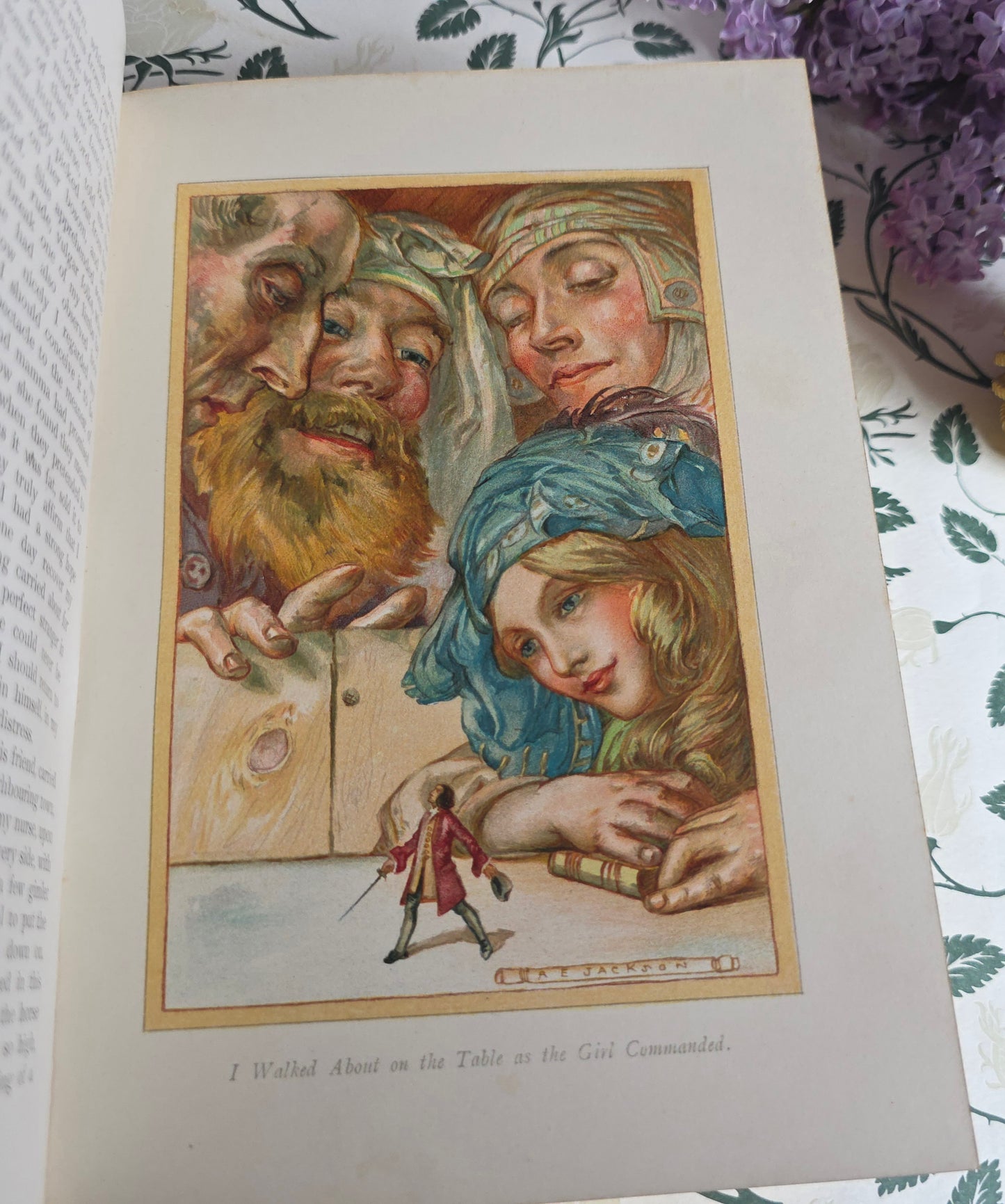 1914 Gulliver's Travels - Illustrated Antique Book