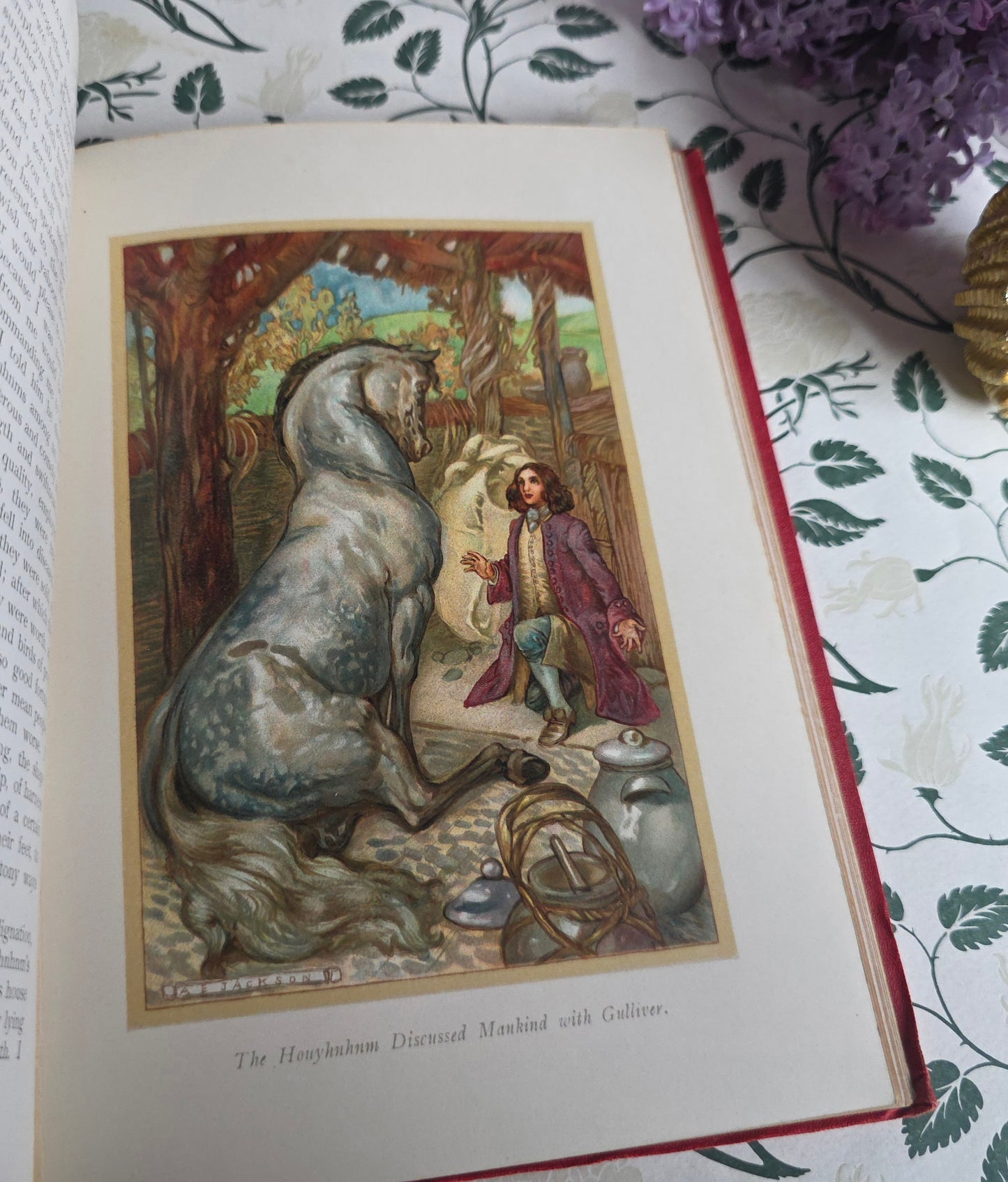 1914 Gulliver's Travels - Illustrated Antique Book